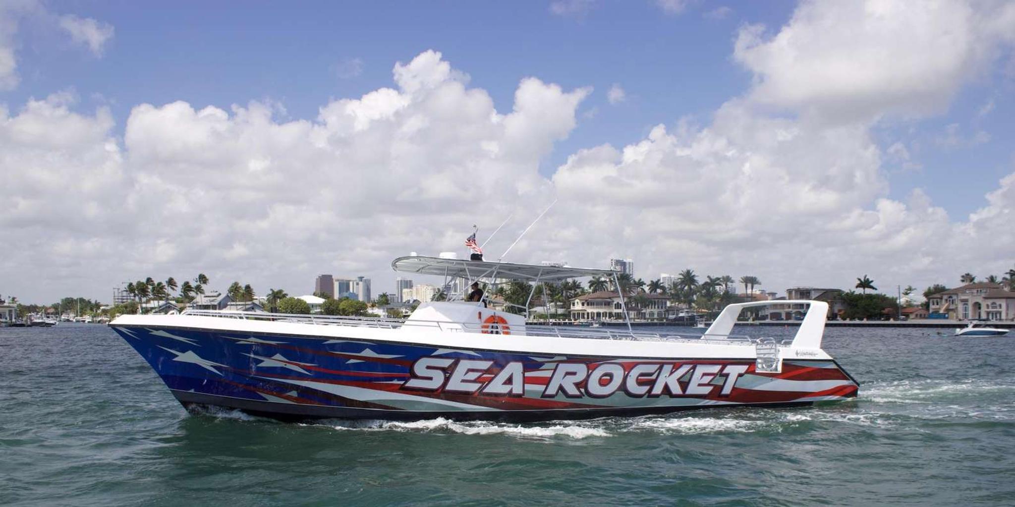 Fort Lauderdale Sea Rocket Ocean Speed Boat Cruise - Image 5
