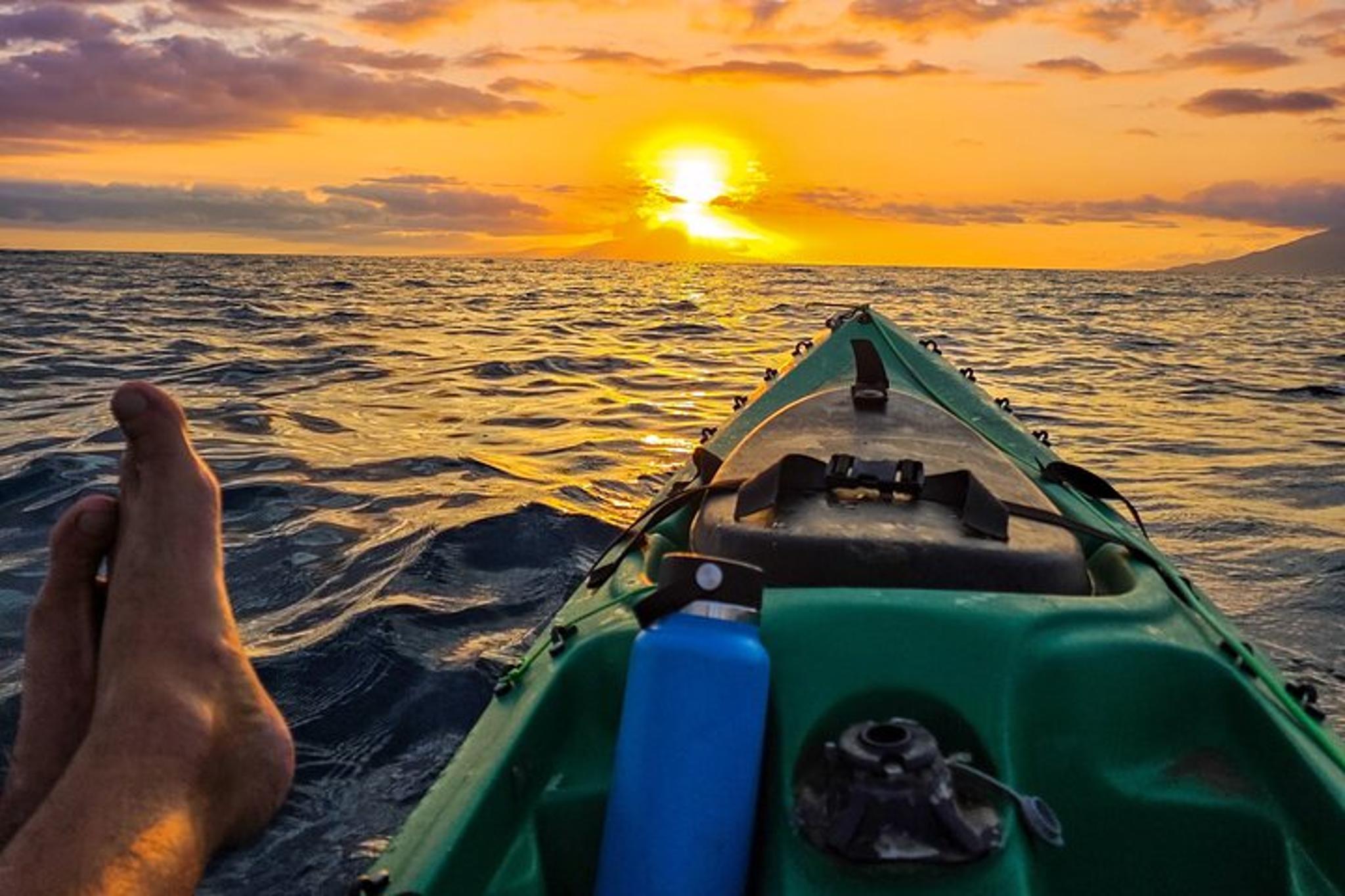 Maui Clear Kayak Snorkel Tour at Sunset - Image 2