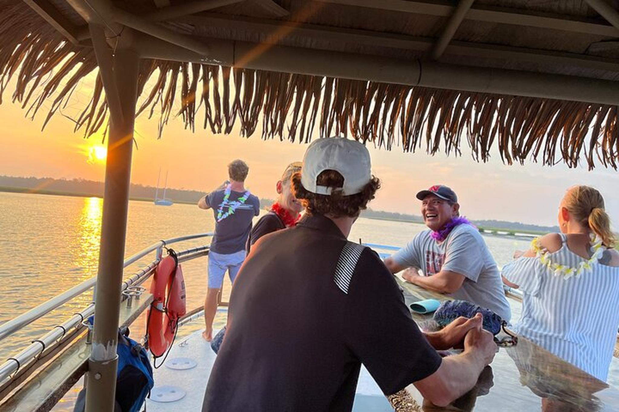 Folly Beach Tiki Boat Tour 2 hr - Image 5