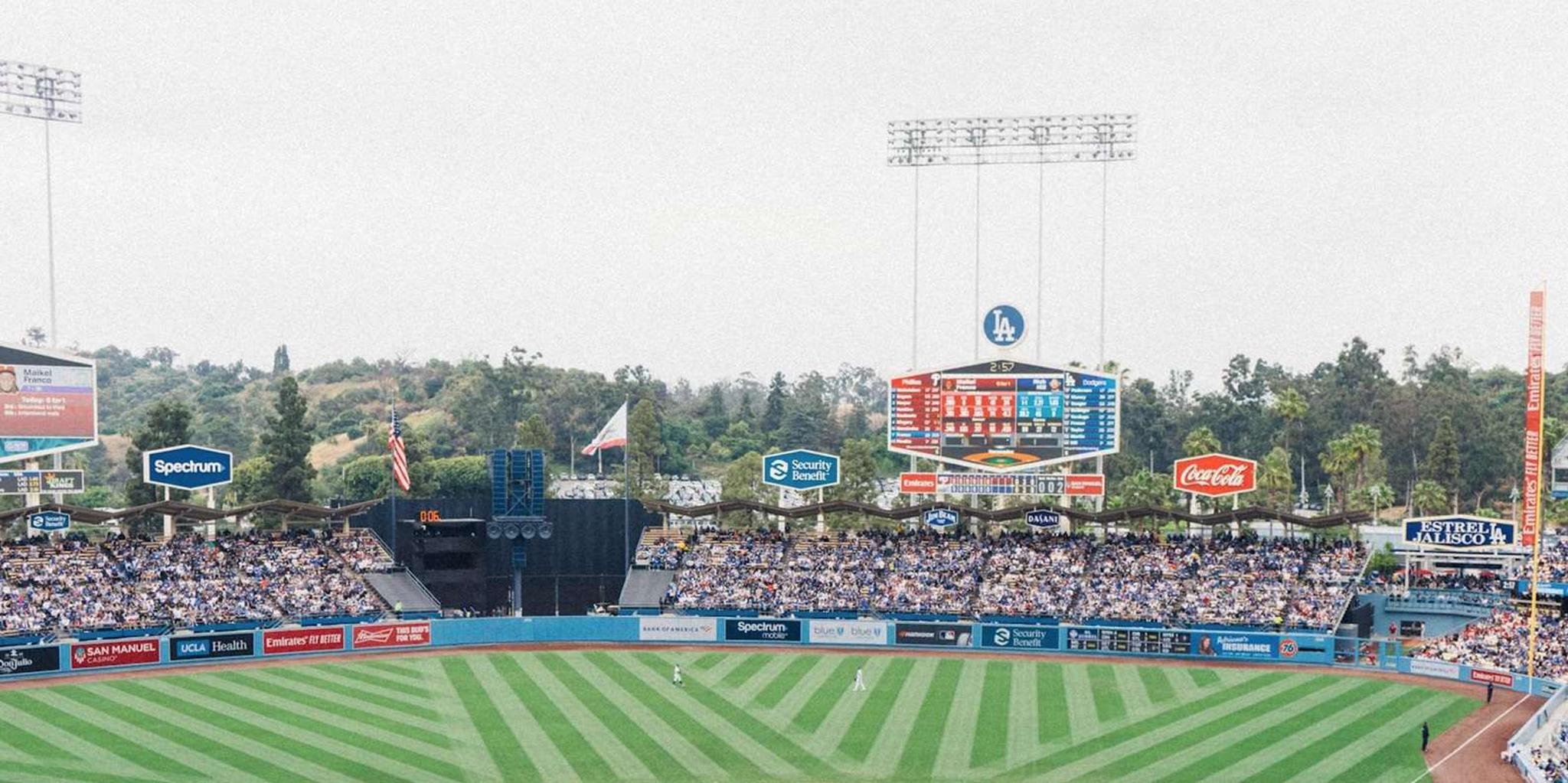 Los Angeles Dodgers Baseball Game at Dodger Stadium - Image 3