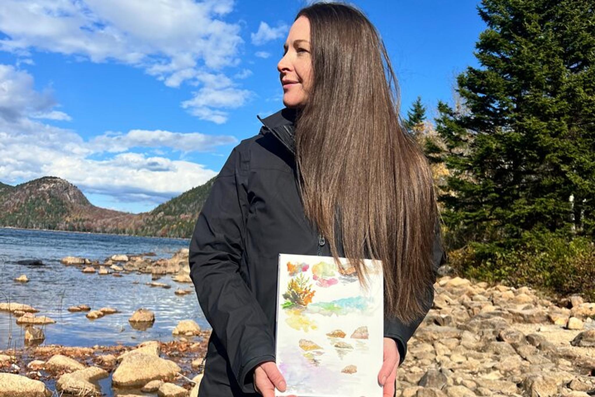 Acadia National Park Paint and Pedal Tour