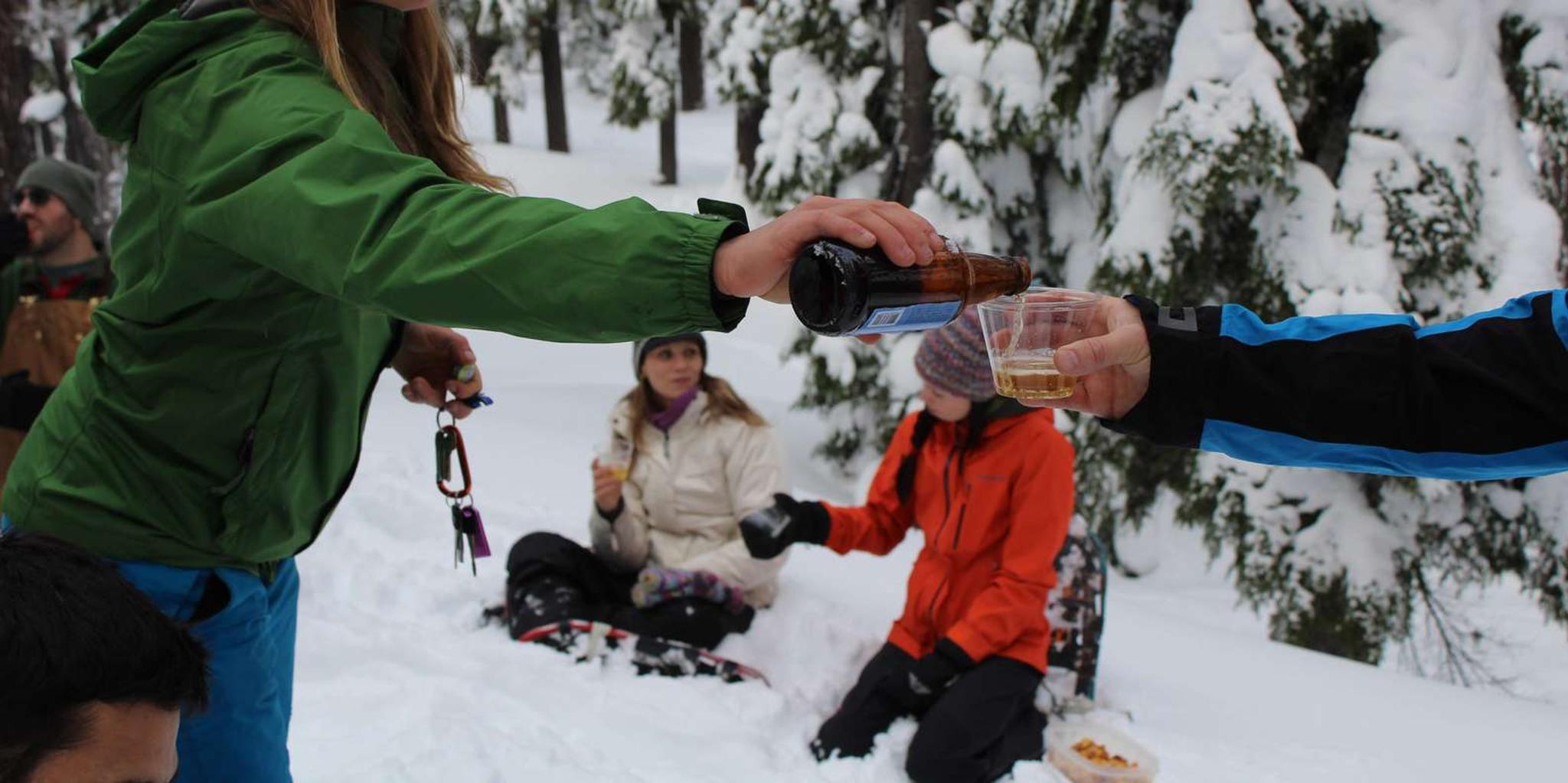 Bend Snowshoe Tour with Hot Cocoa and Brews