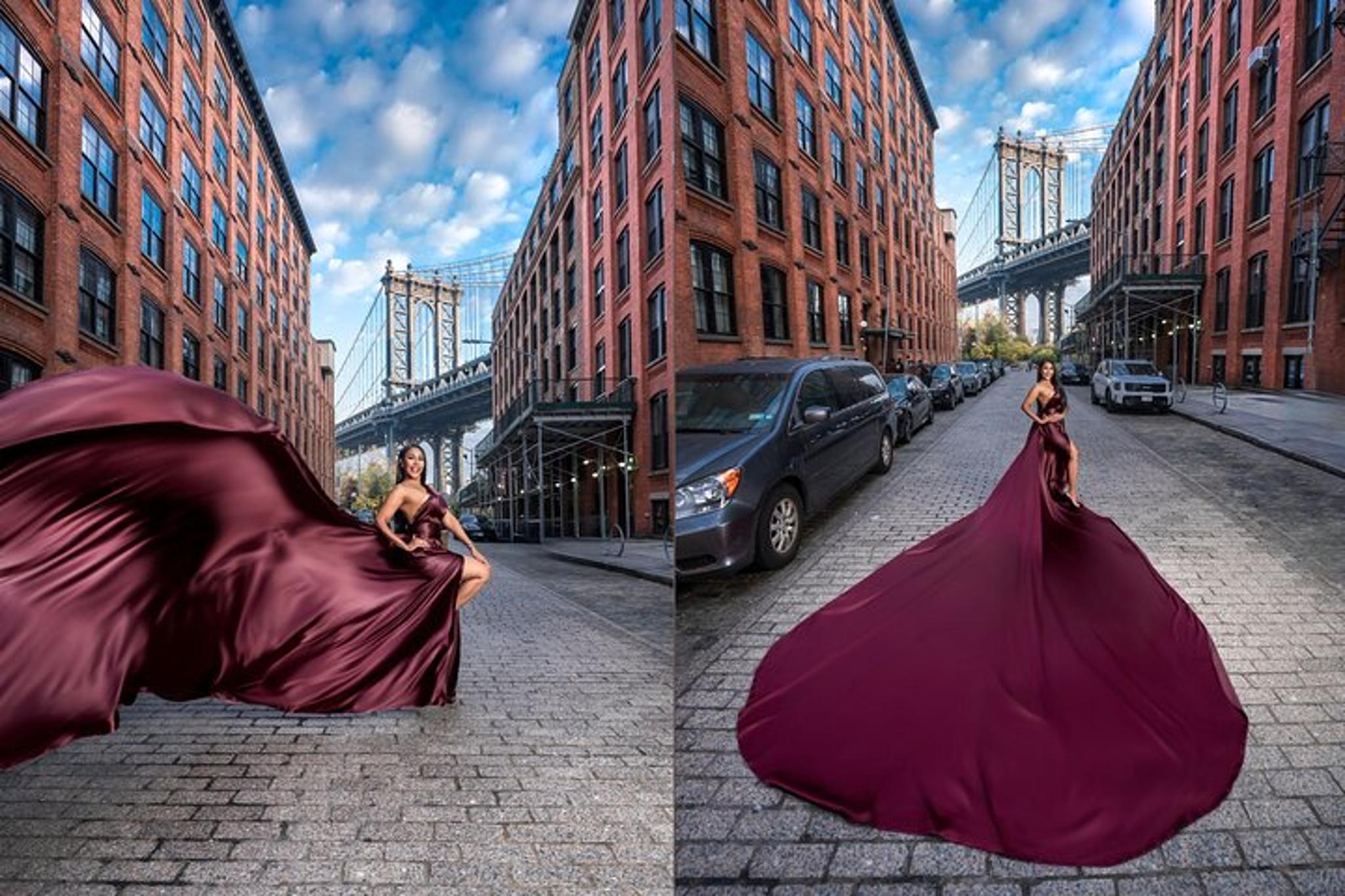 New York City Flying Dress Photoshoot - Image 5