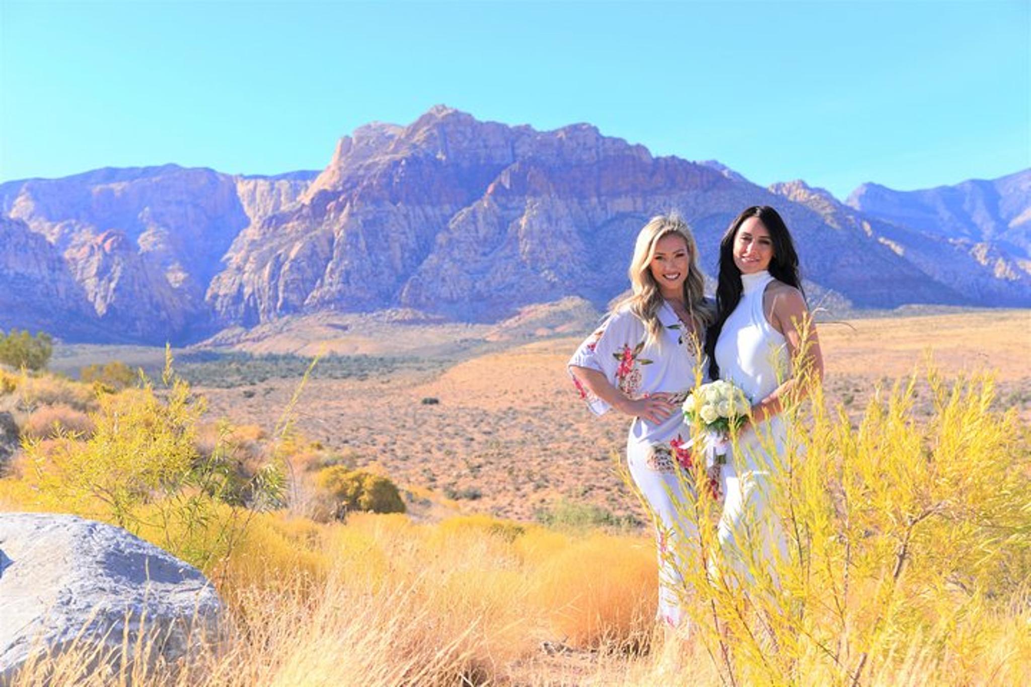 Las Vegas Red Rock Canyon Wedding by Limousine - Image 3