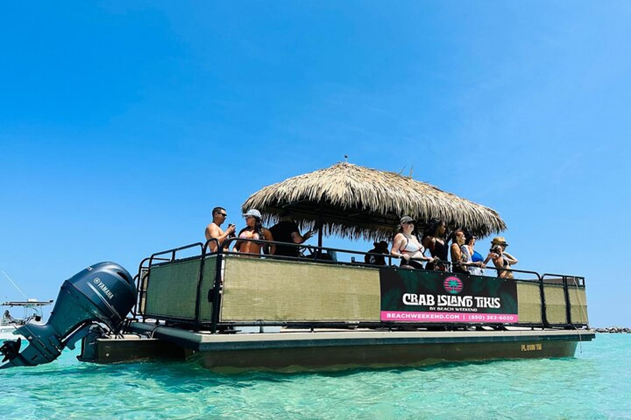 Fort Walton Beach Tiki Party Boat with Slide