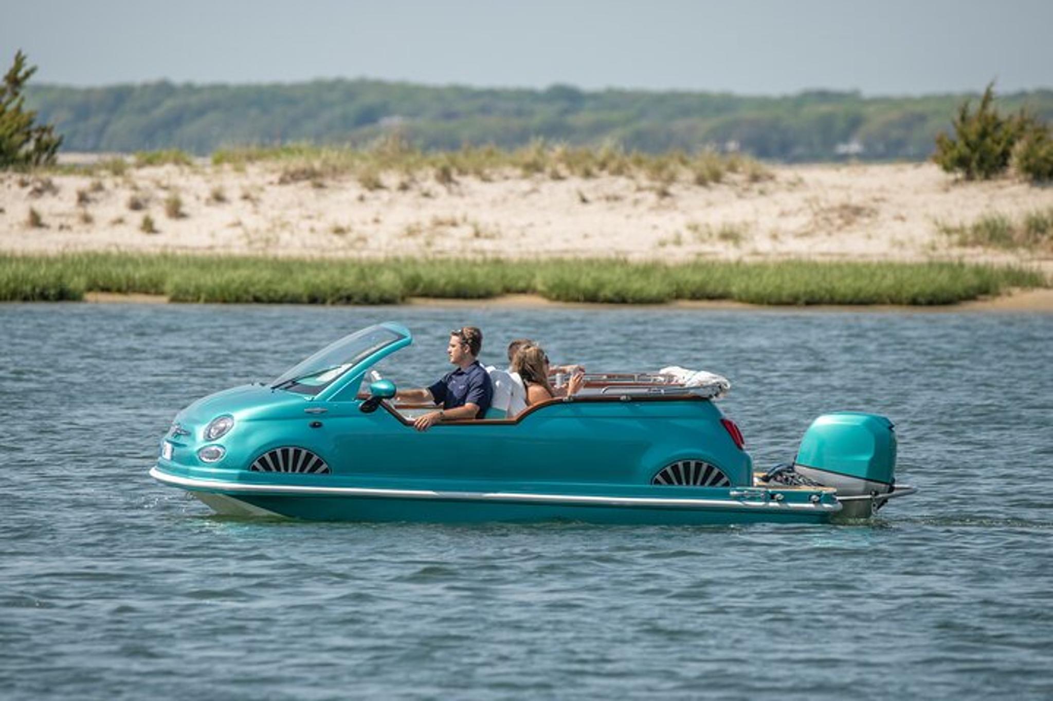 Sag Harbor Fiat 500 Car Boat Experience - Image 3