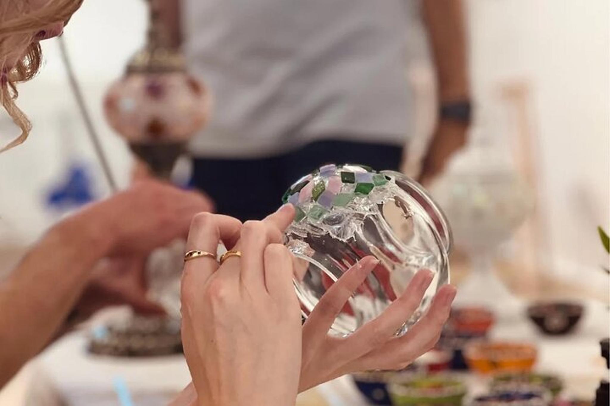 San Jose Mosaic Lamp Workshop - Image 6