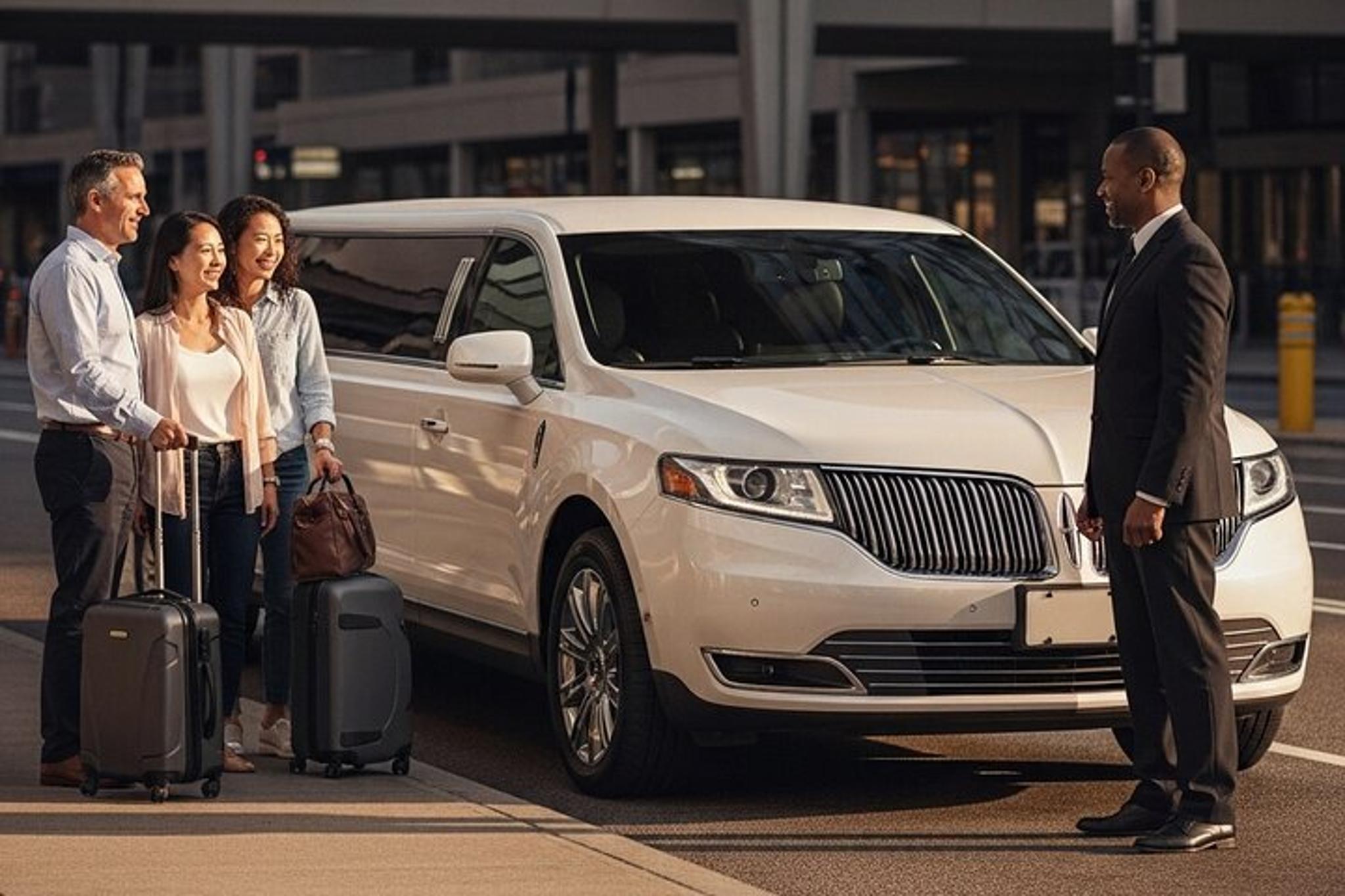 NYC Private Airport Arrival Ride by Stretch Limo