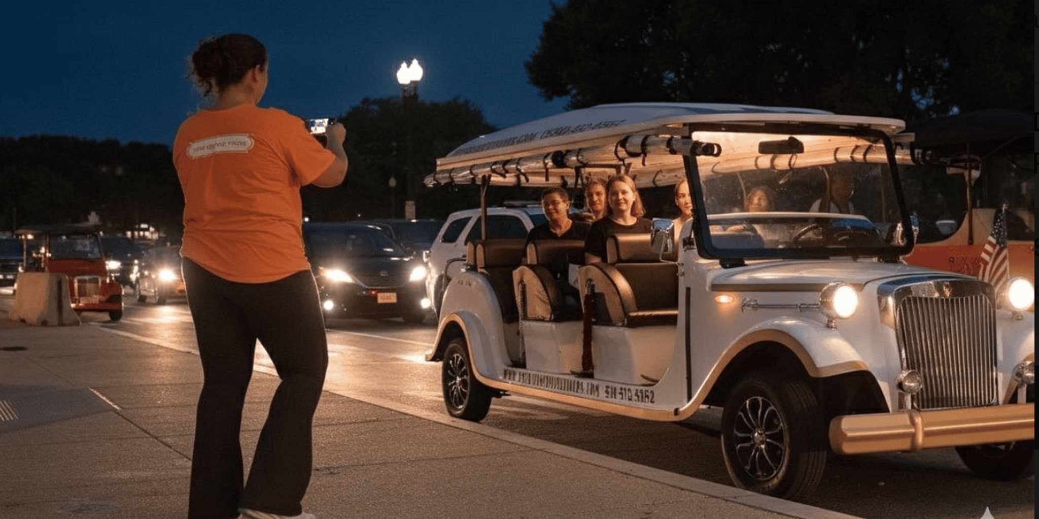 Washington DC Monuments Electric Cart Tour at Night - Image 1