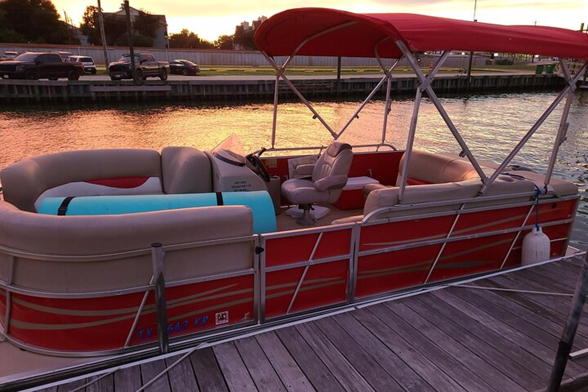 Seabrook Pontoon Boat Rental 4 hr - Image 1