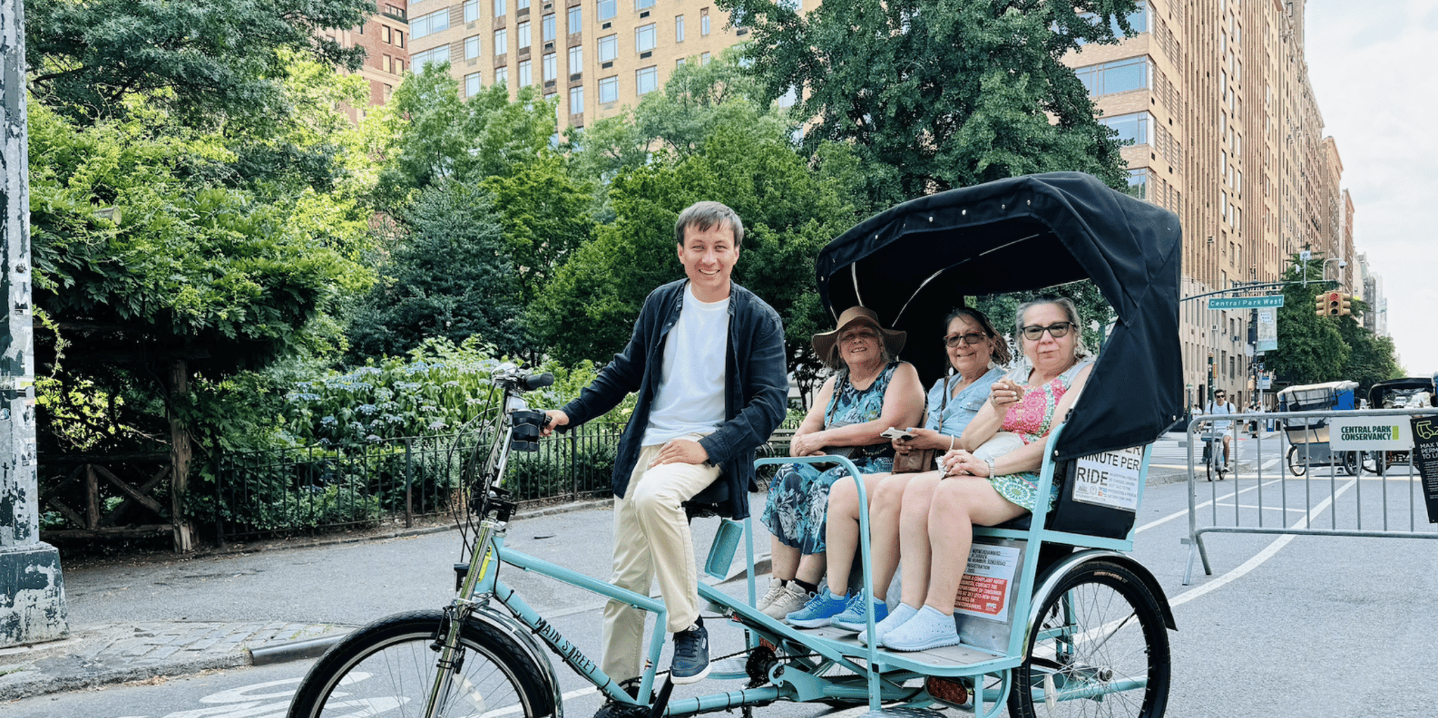 New York Central Park Pedicab Tour 1 hr