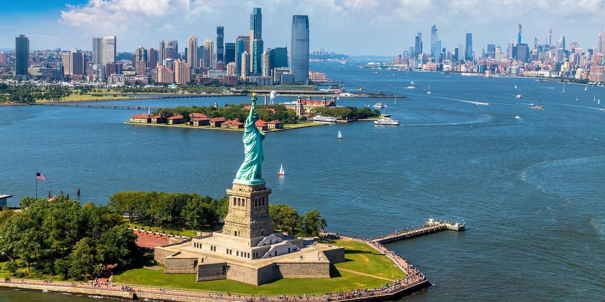 New York Statue of Liberty and Hop-On Hop-Off Bus Tour