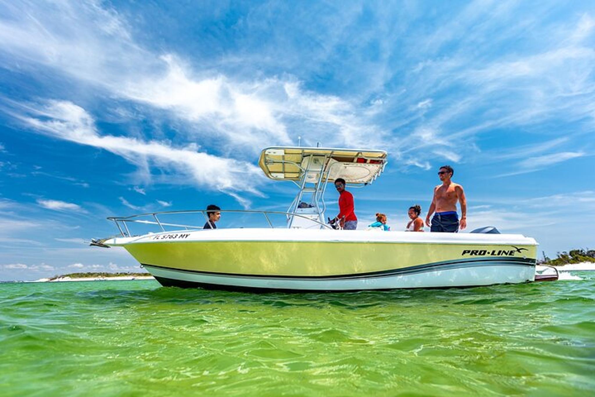 Shell Island Power Boat Tour 2 hr