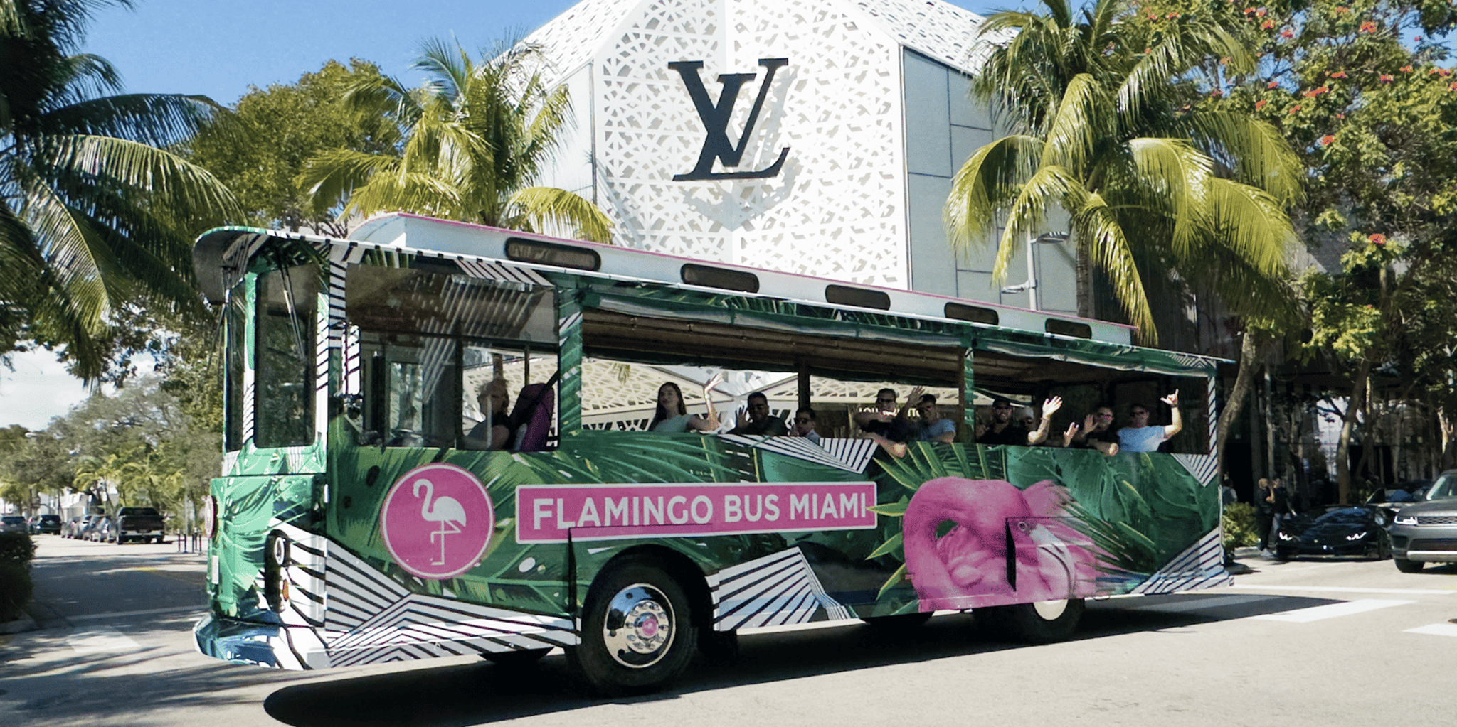 Miami Sightseeing Bus Tour Open-Air Trolley 2 hr