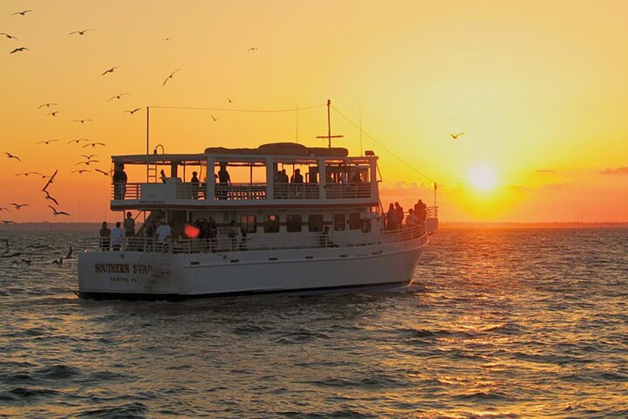 Destin Dolphin Cruise at Sunset 90 min - Image 1