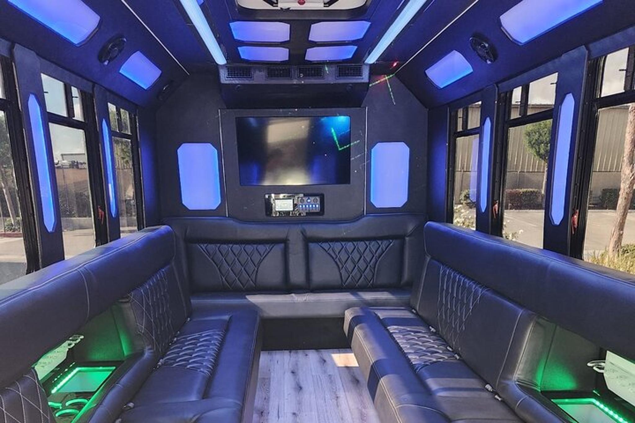 Las Vegas Private Airport Party Bus