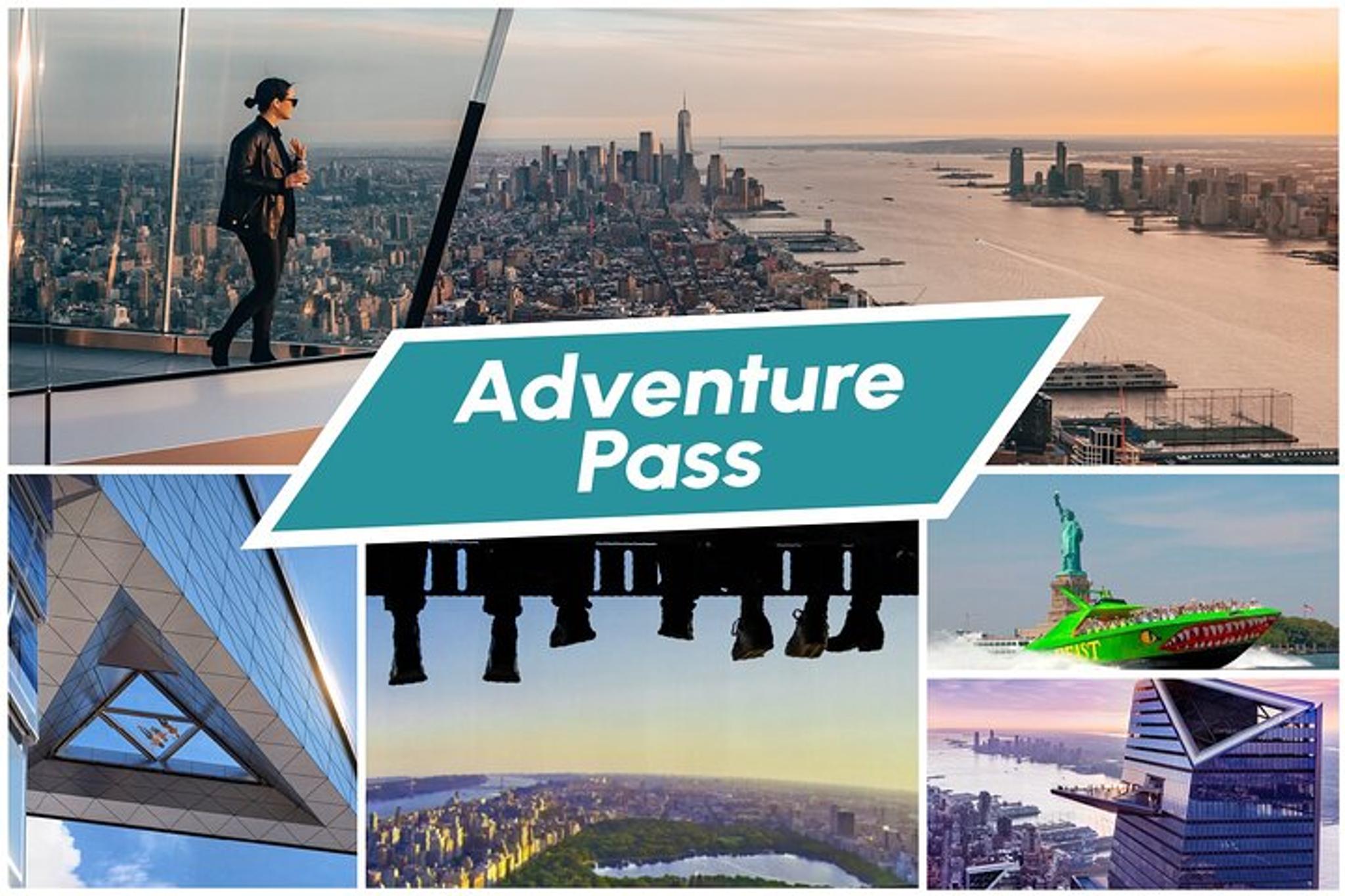 New York City Adventure Pass - Edge, The Beast, RiseNY