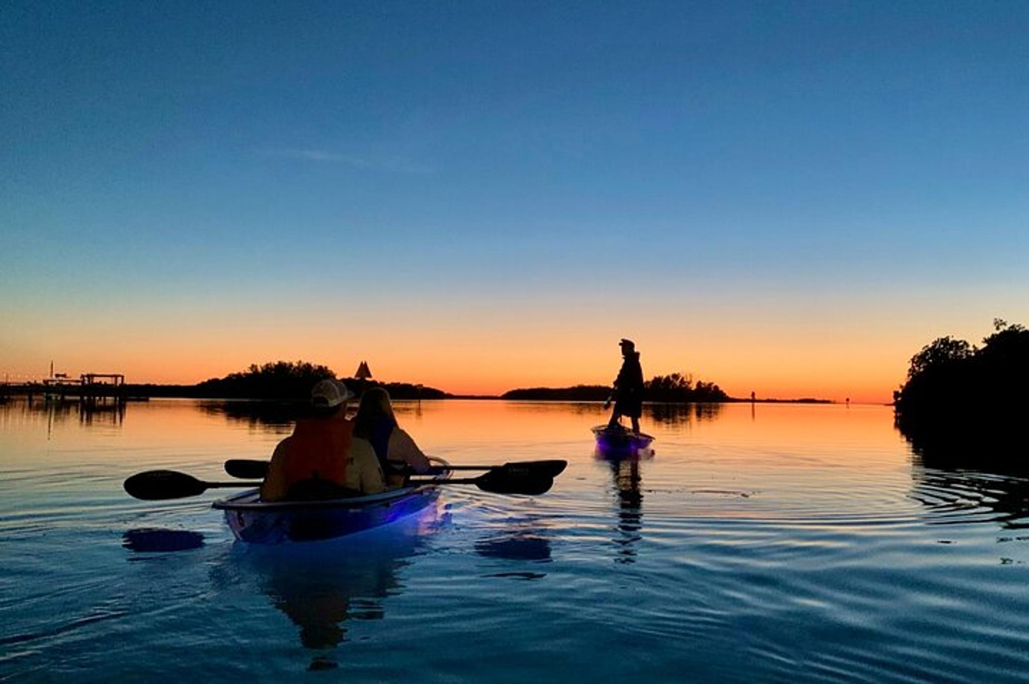 Shell Key Clear Kayak Sunset and Glow Tour - Image 5