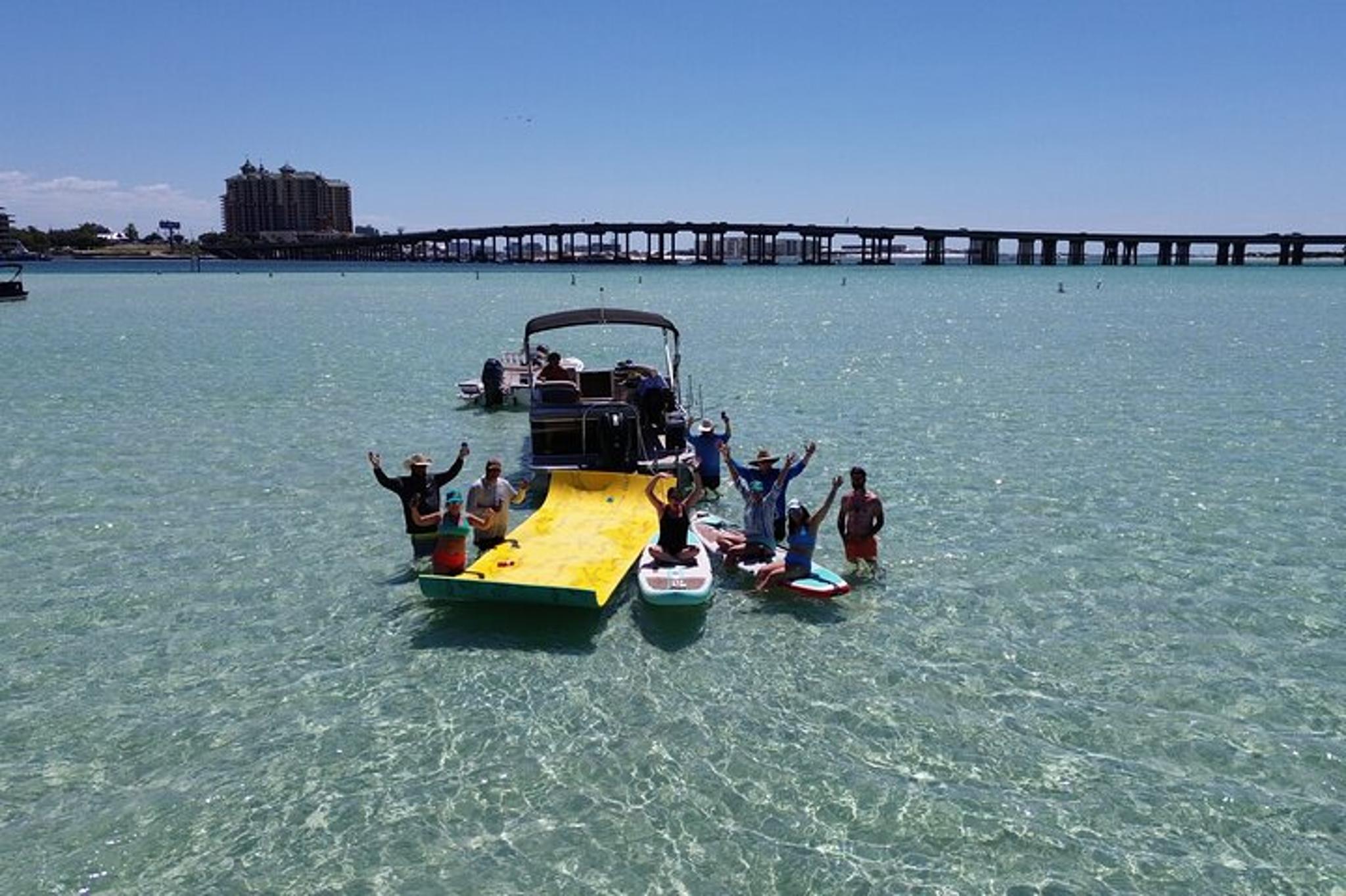 Destin Crab Island Charter with Inflatables 4 hr
