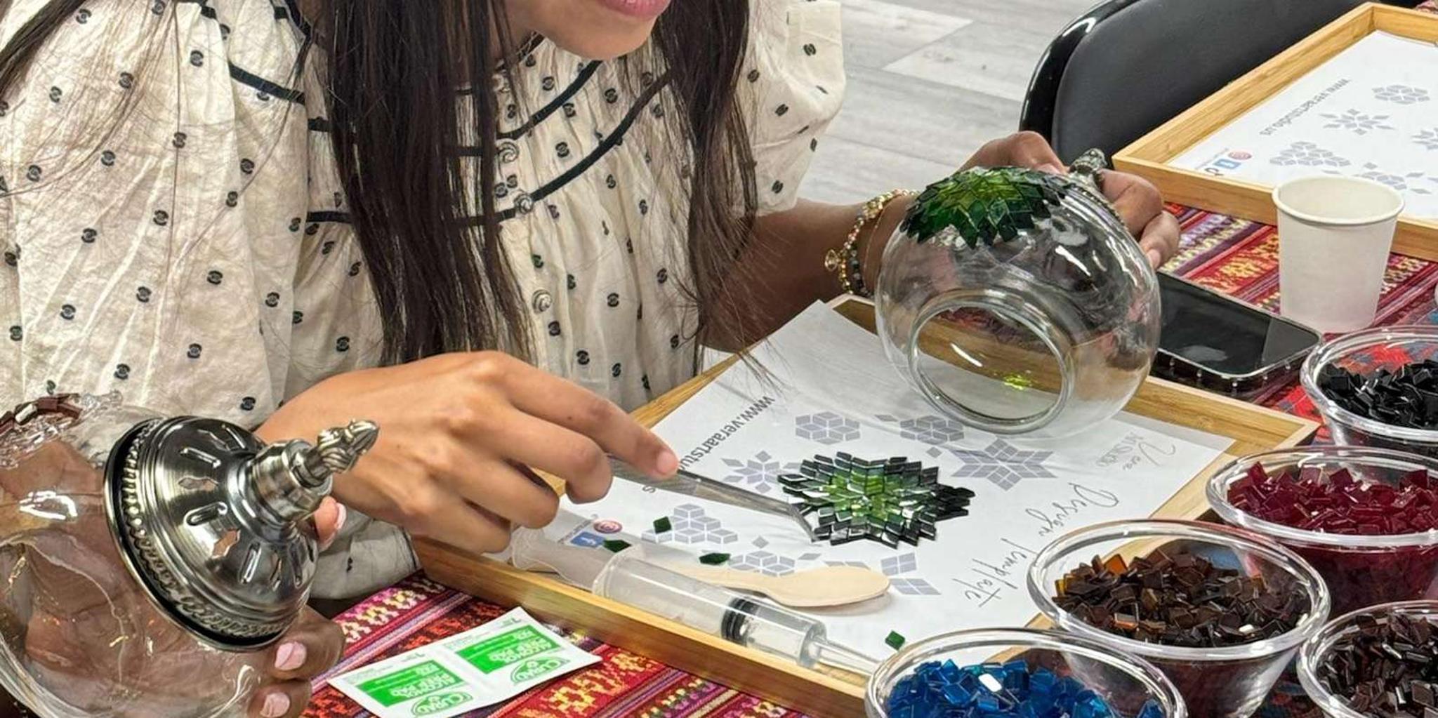 Philadelphia Turkish Mosaic Lamp Workshop - Image 3