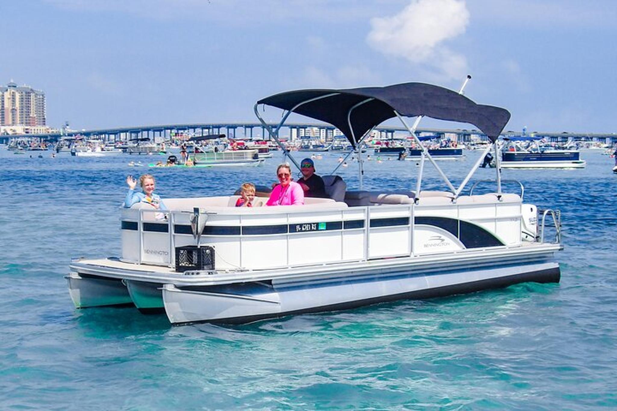 Navarre Pontoon Boat Rental Half Day - Image 3