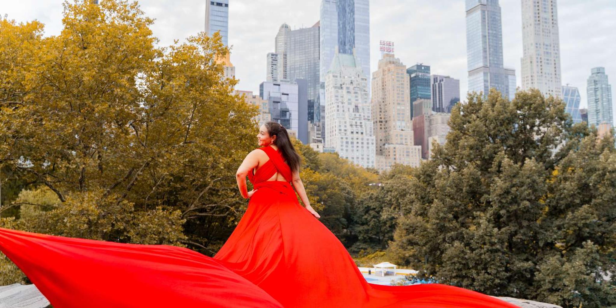 New York City Flying Dress Photoshoot - Image 2