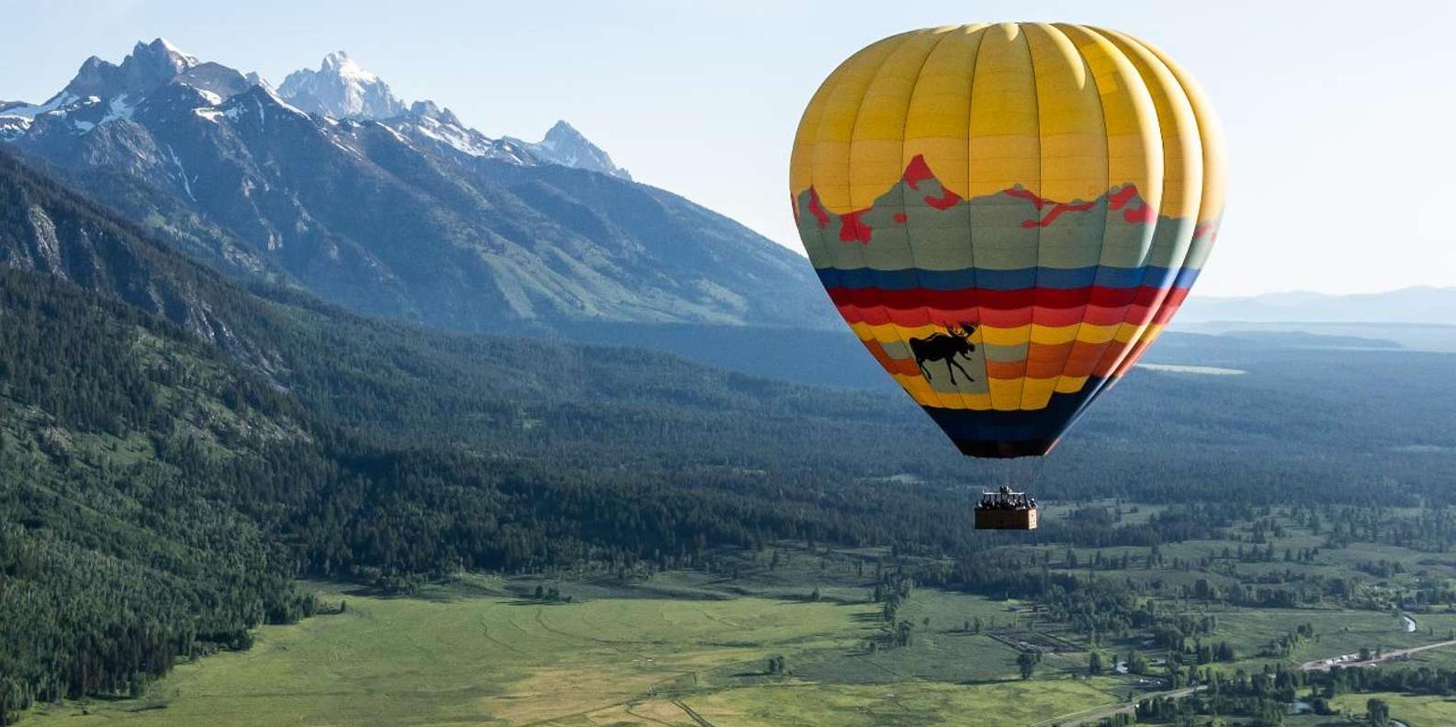 Teton Village Hot Air Balloon Tour at Sunrise
