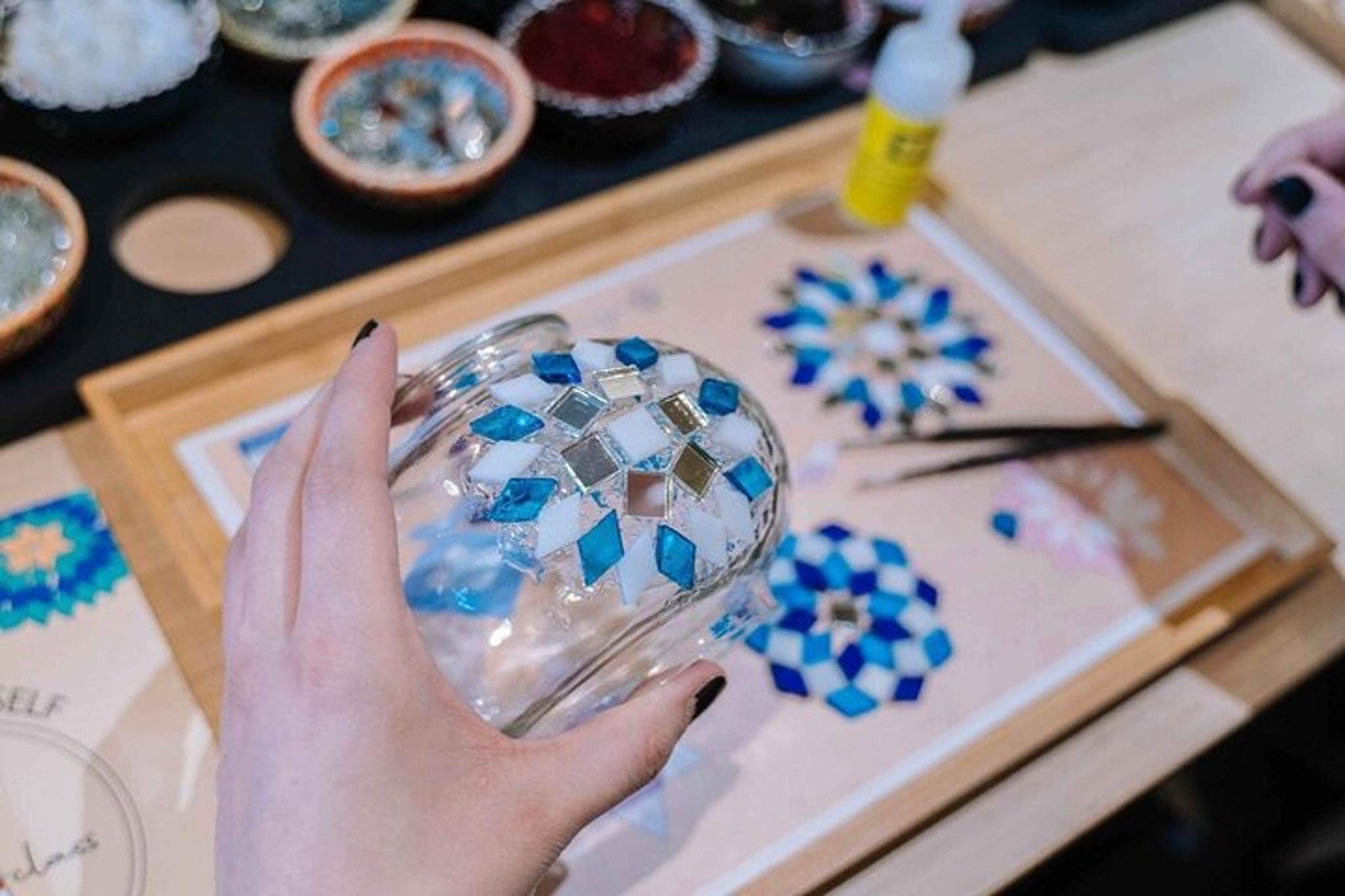 Dallas Mosaic Art Class: Turkish Lamp Workshop - Image 6