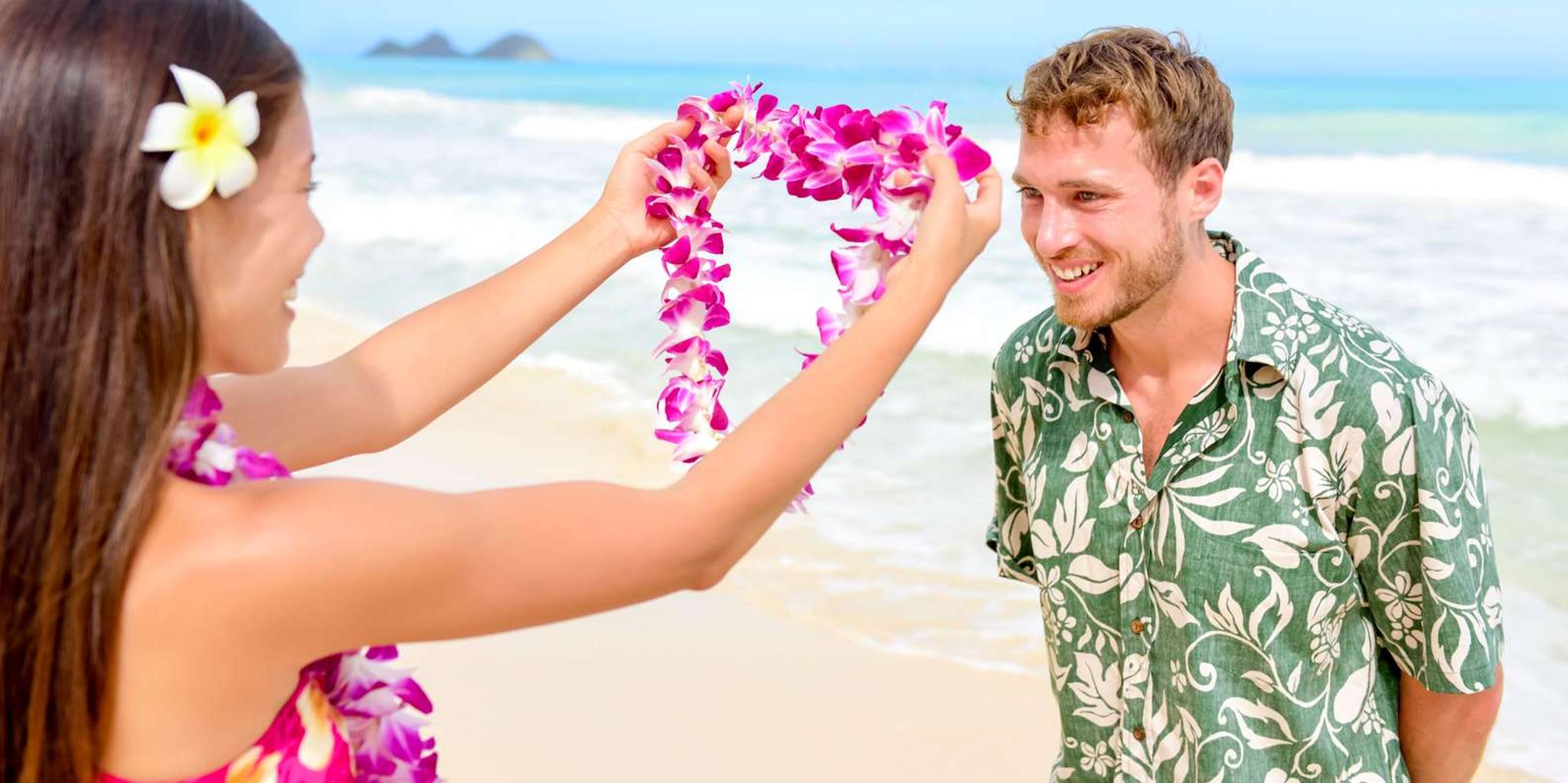 Kona Airport Lei Greeting
