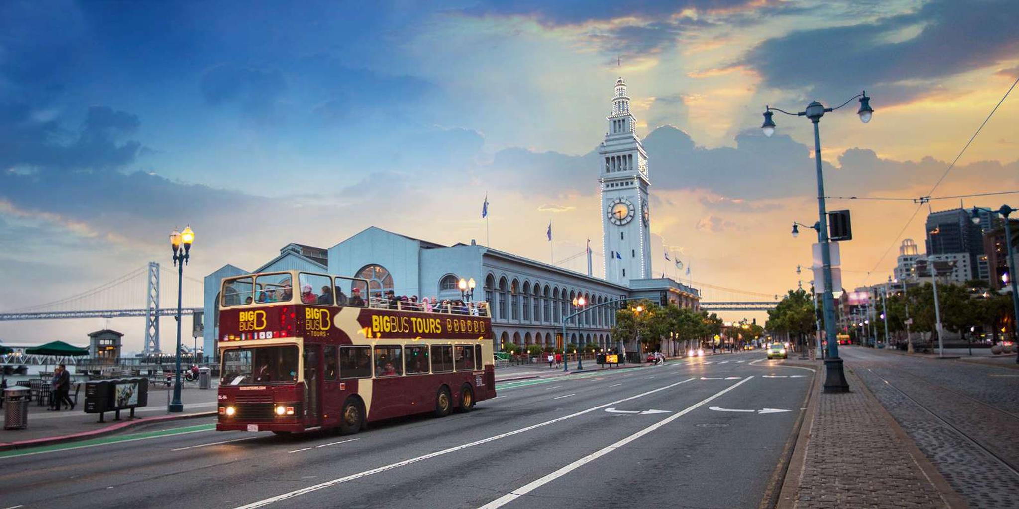 San Francisco Sunset Open-Top Bus Tour