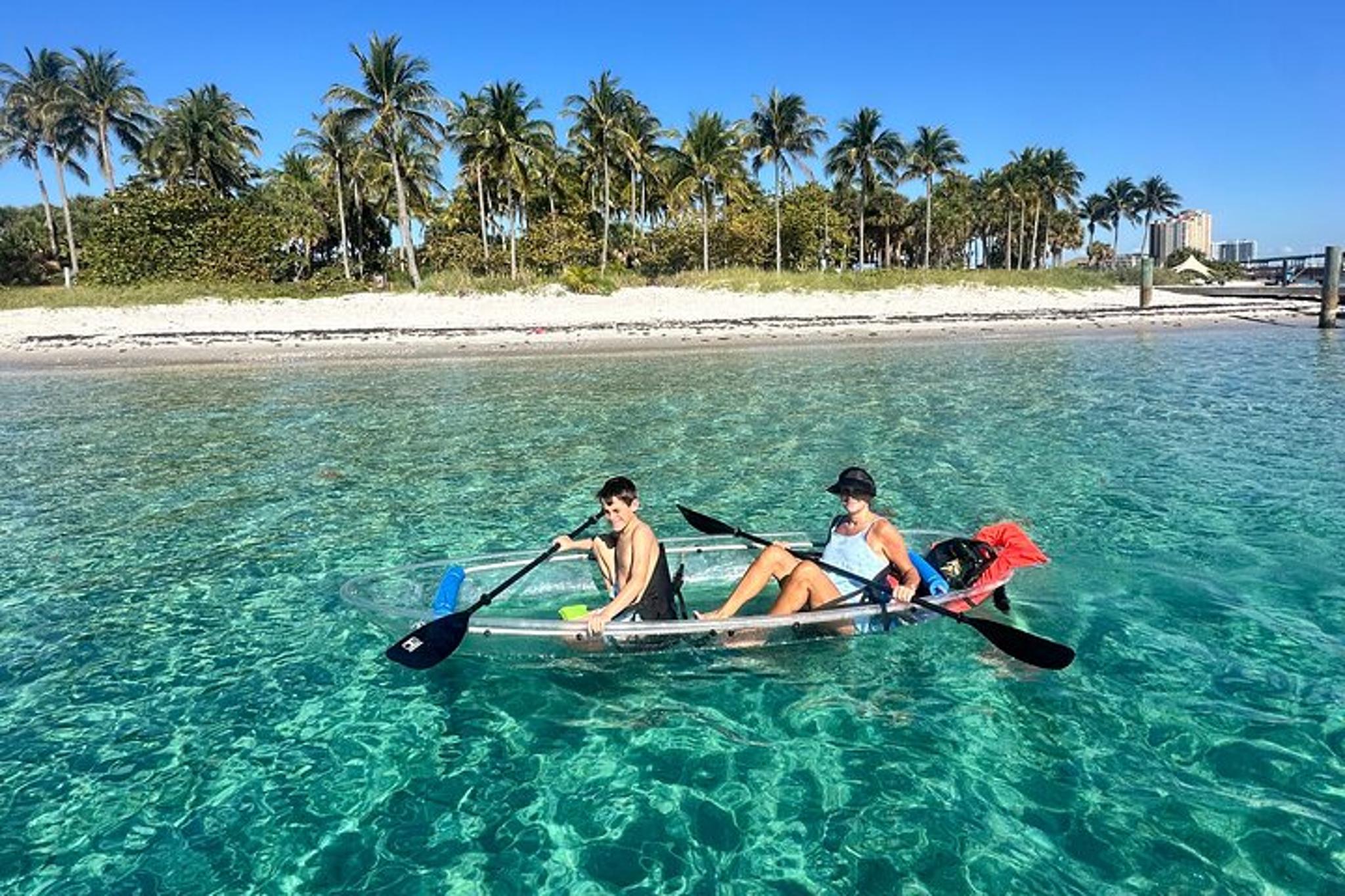 Peanut Island Glass-Bottom Kayak & Snorkel Adventure