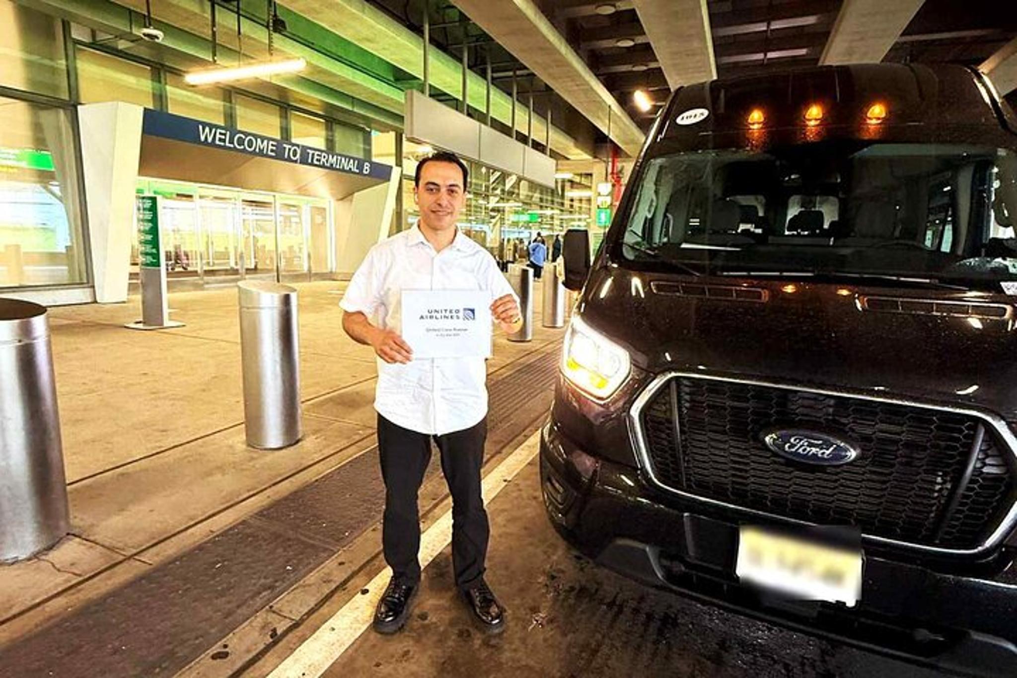 New York City Airport Transfers in Black Van