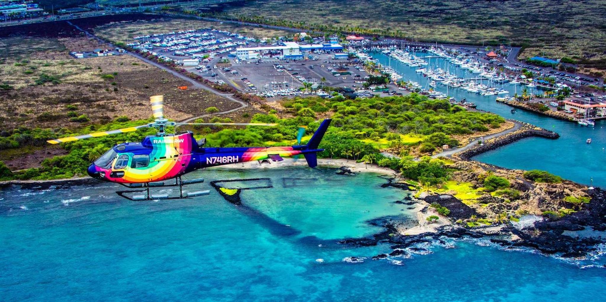 Kailua-Kona Helicopter Tour with Doors-Off Option - Image 1