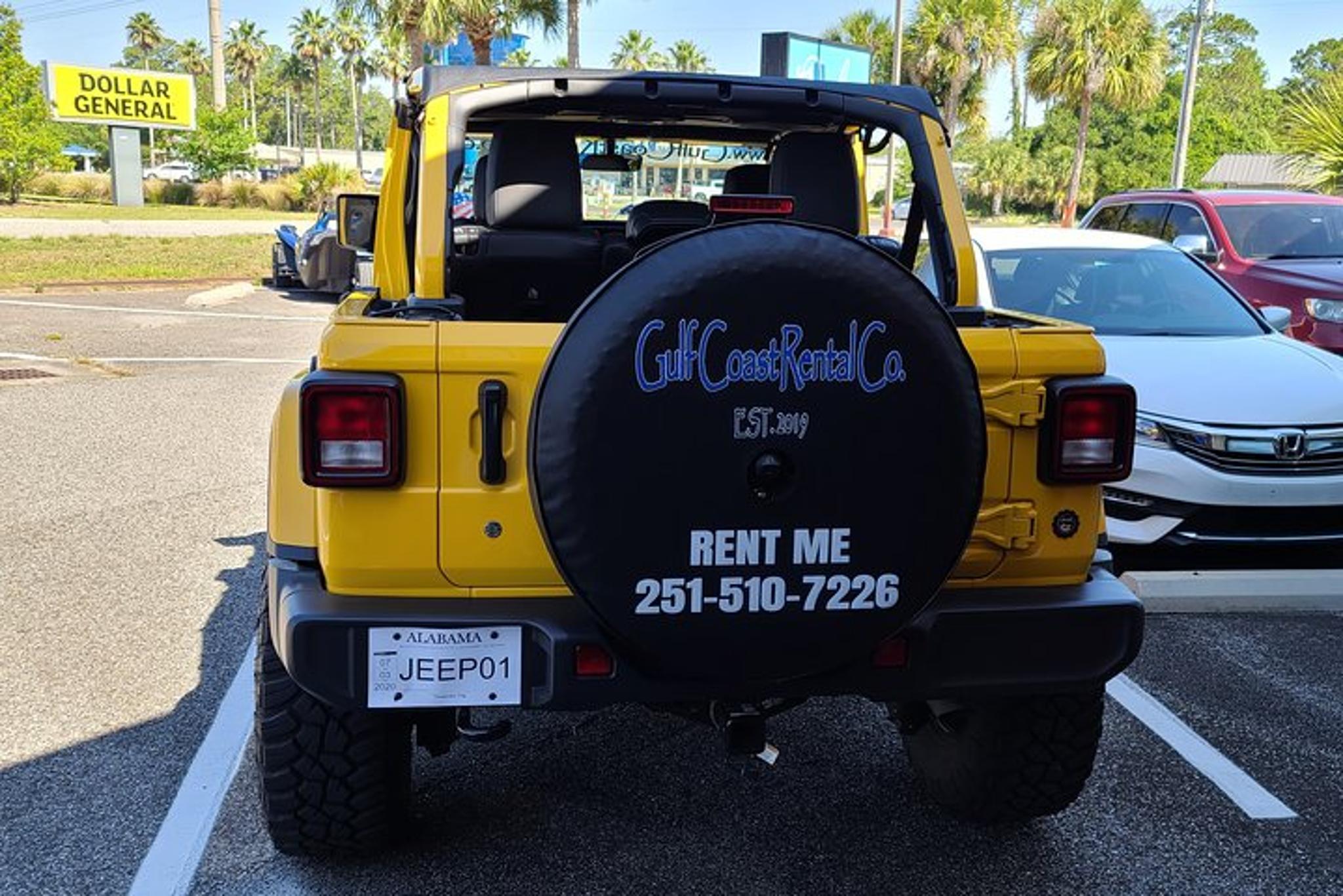 Orange Beach Convertible Jeep Rental - Image 4