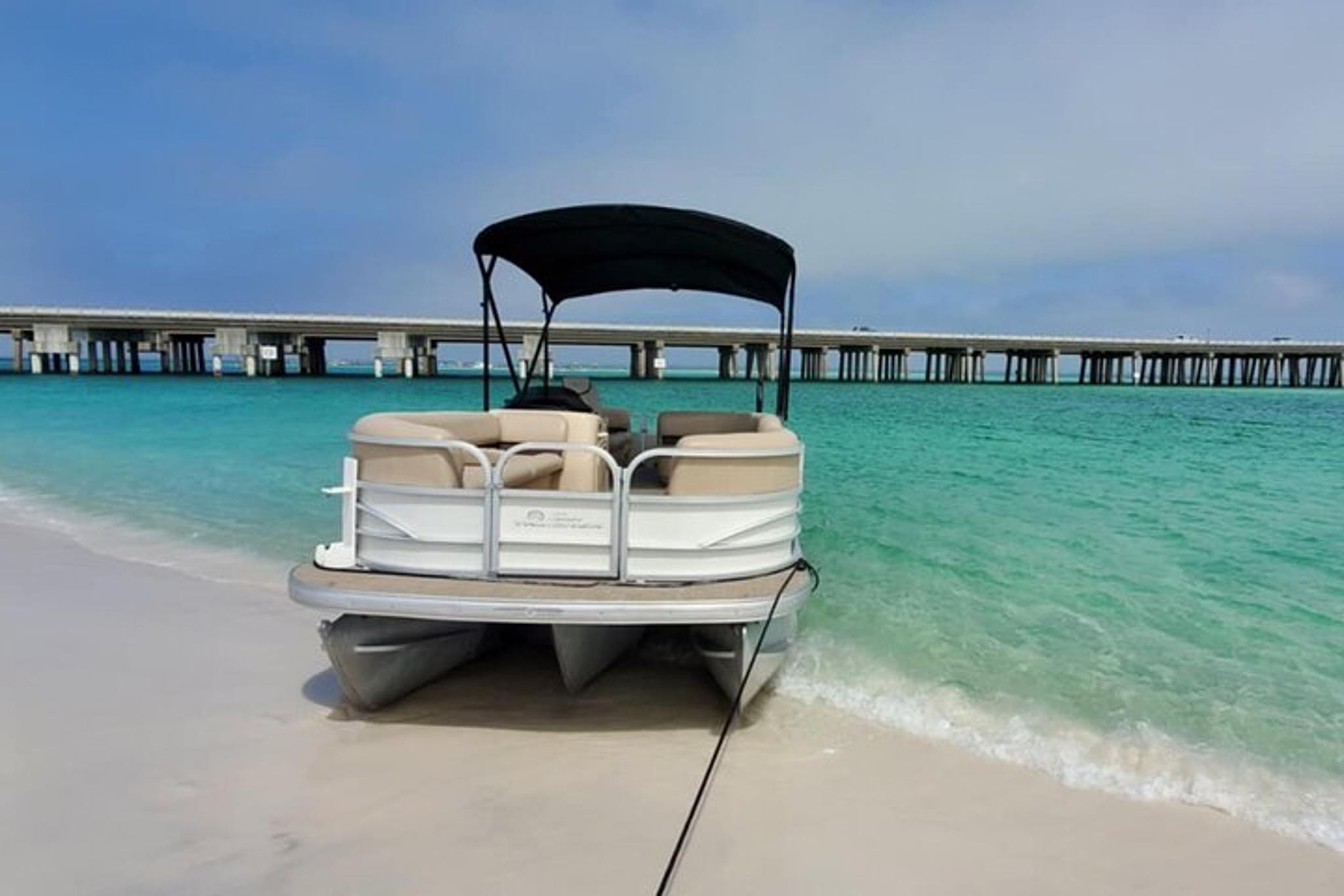 Destin Pontoon Rentals at Crab Island 4 hr
