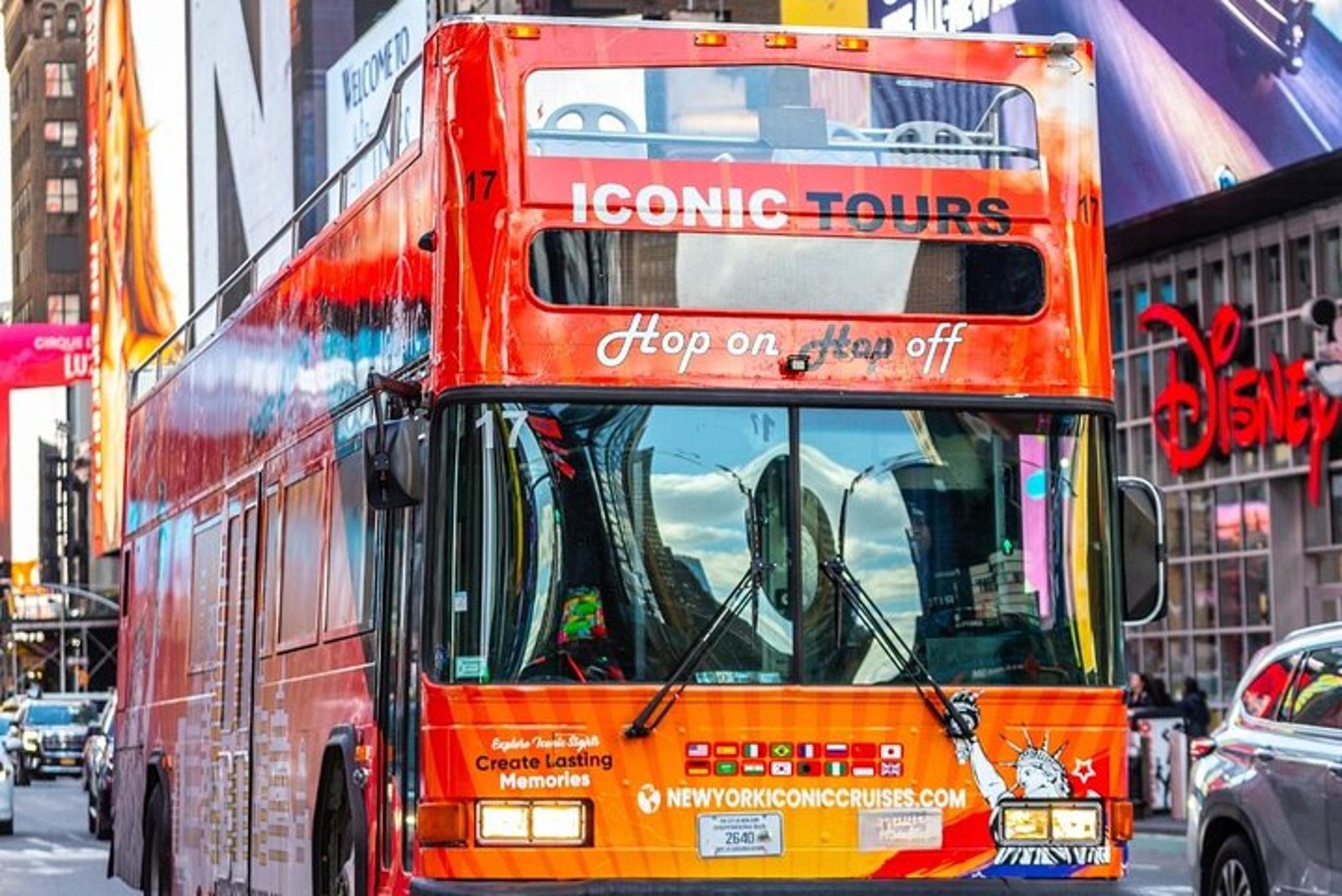 New York City Night Bus and Statue of Liberty Tour