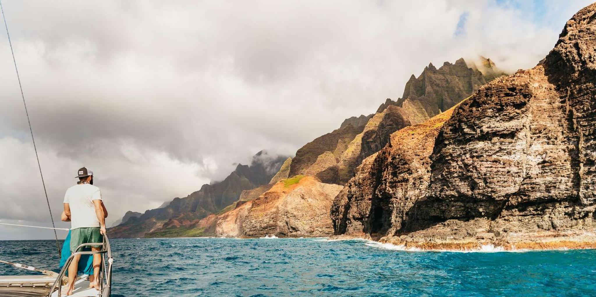 Kauai Napali Coast Sunset Sailboat Tour - Image 3
