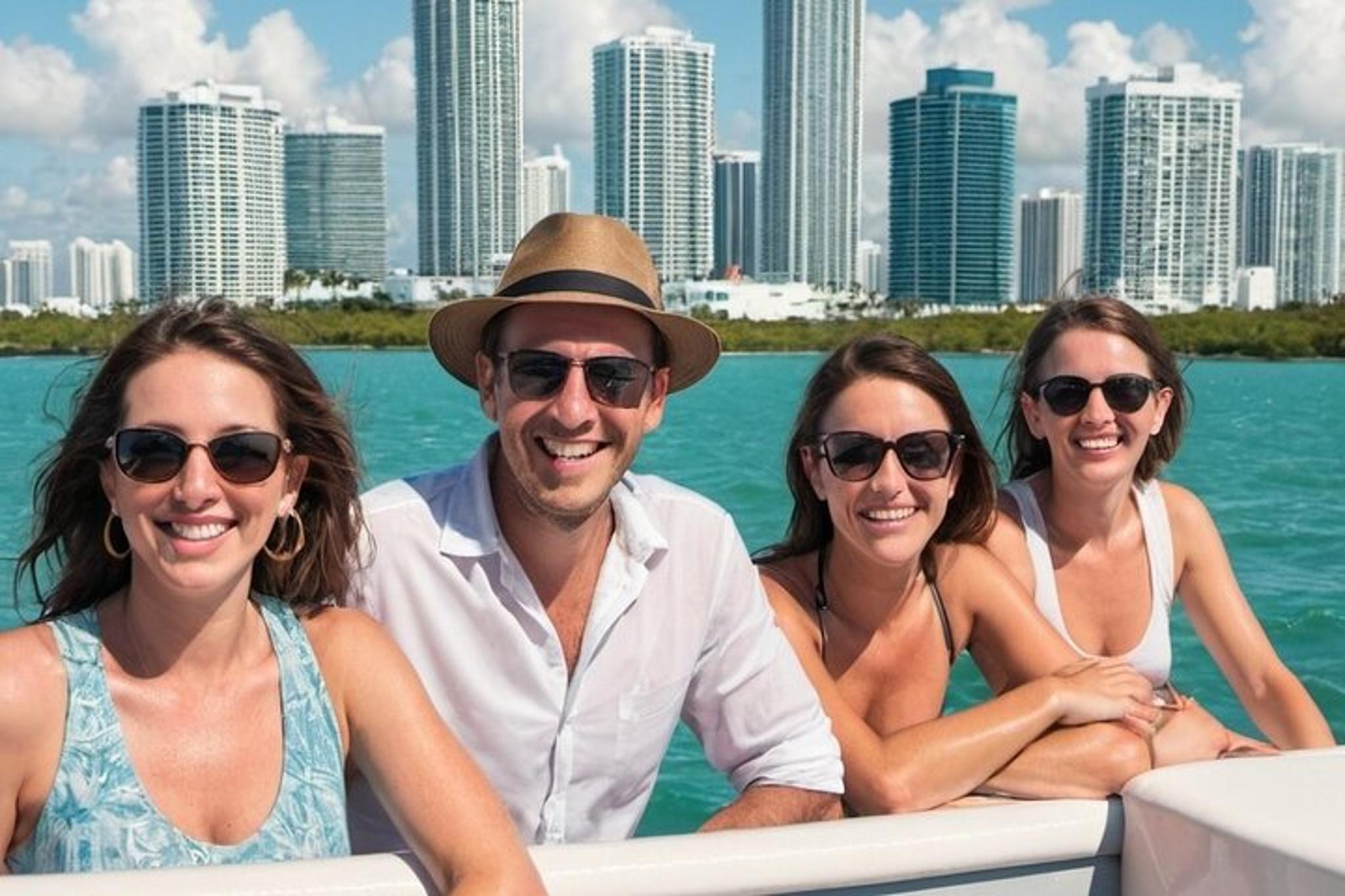 Miami Biscayne Bay Boat Tour 90 Min