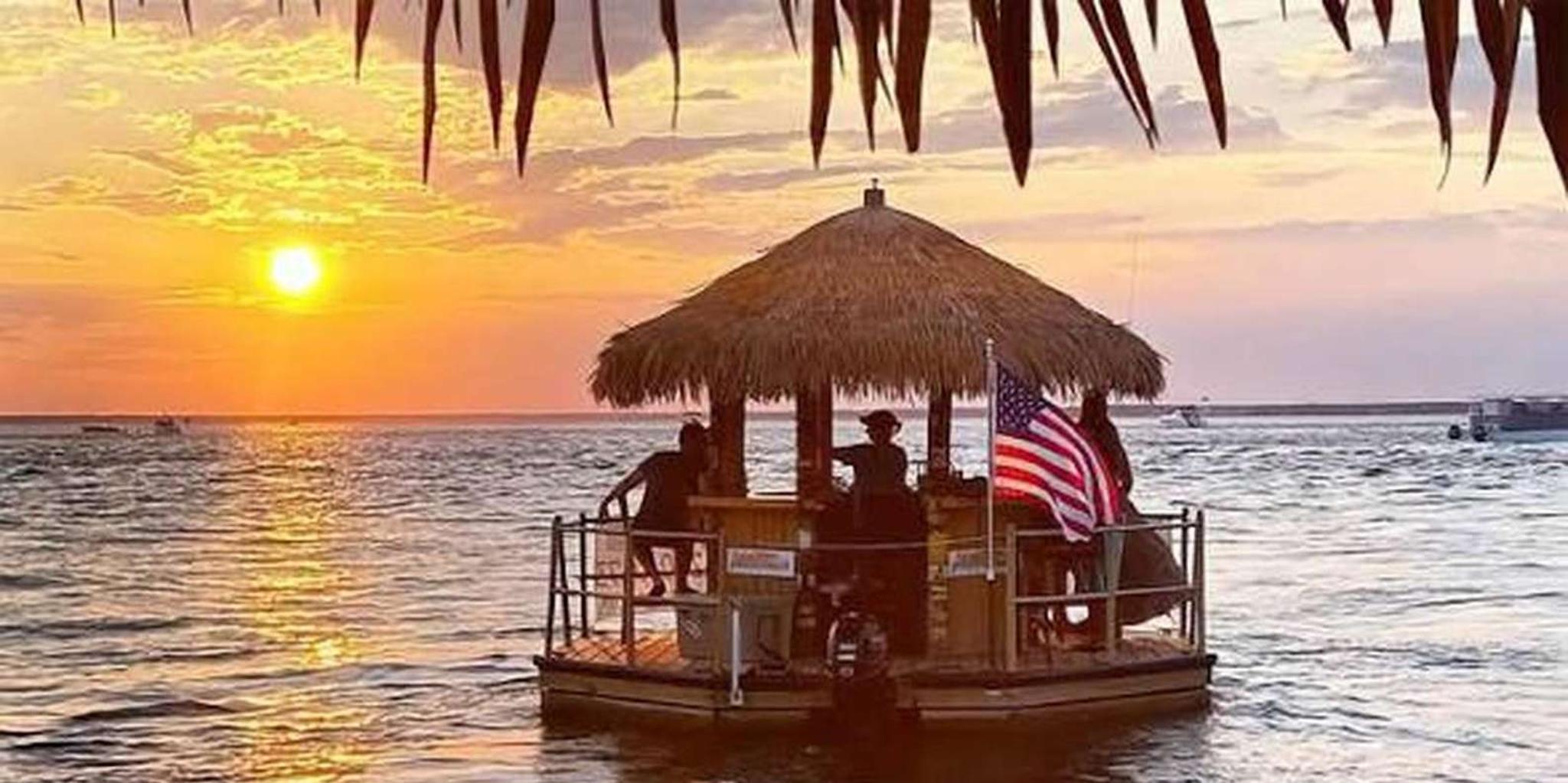 Destin Tiki Boat Fireworks and Sunset Cruise 1.5 hr - Image 4