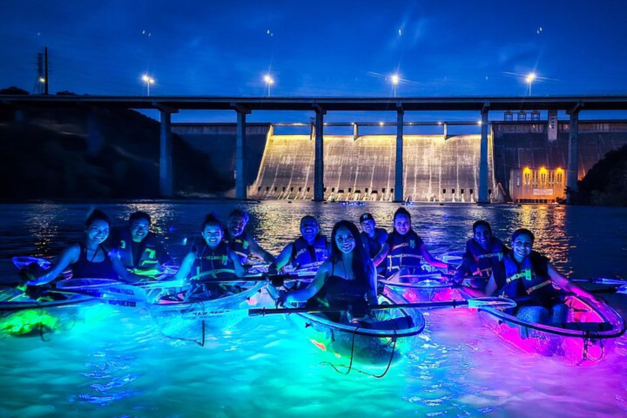 Austin Kayak Tour with LED Lights 75 min - Image 1