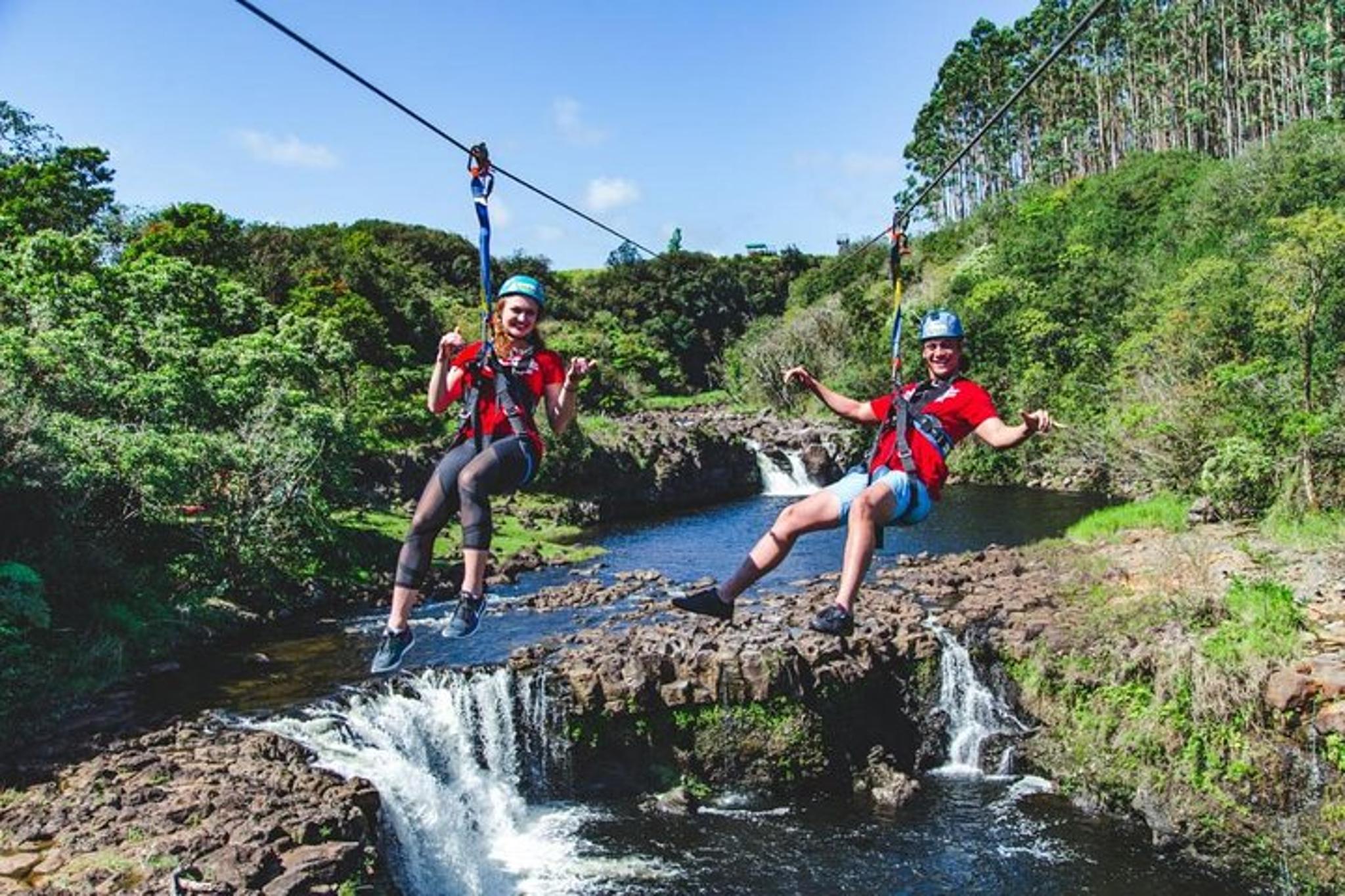 Big Island Zipline and Waterfall Swim 4 hr