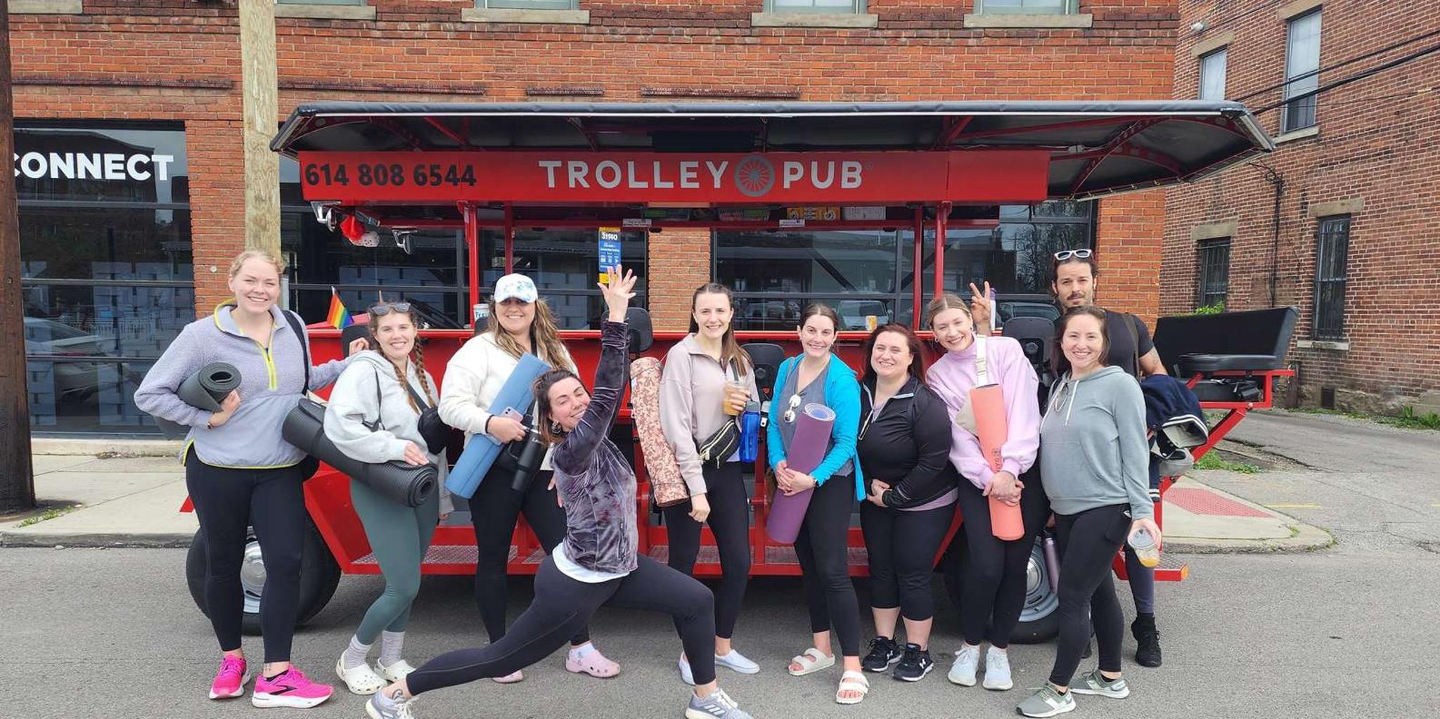 Columbus Yoga and Coffee Trolley Tour