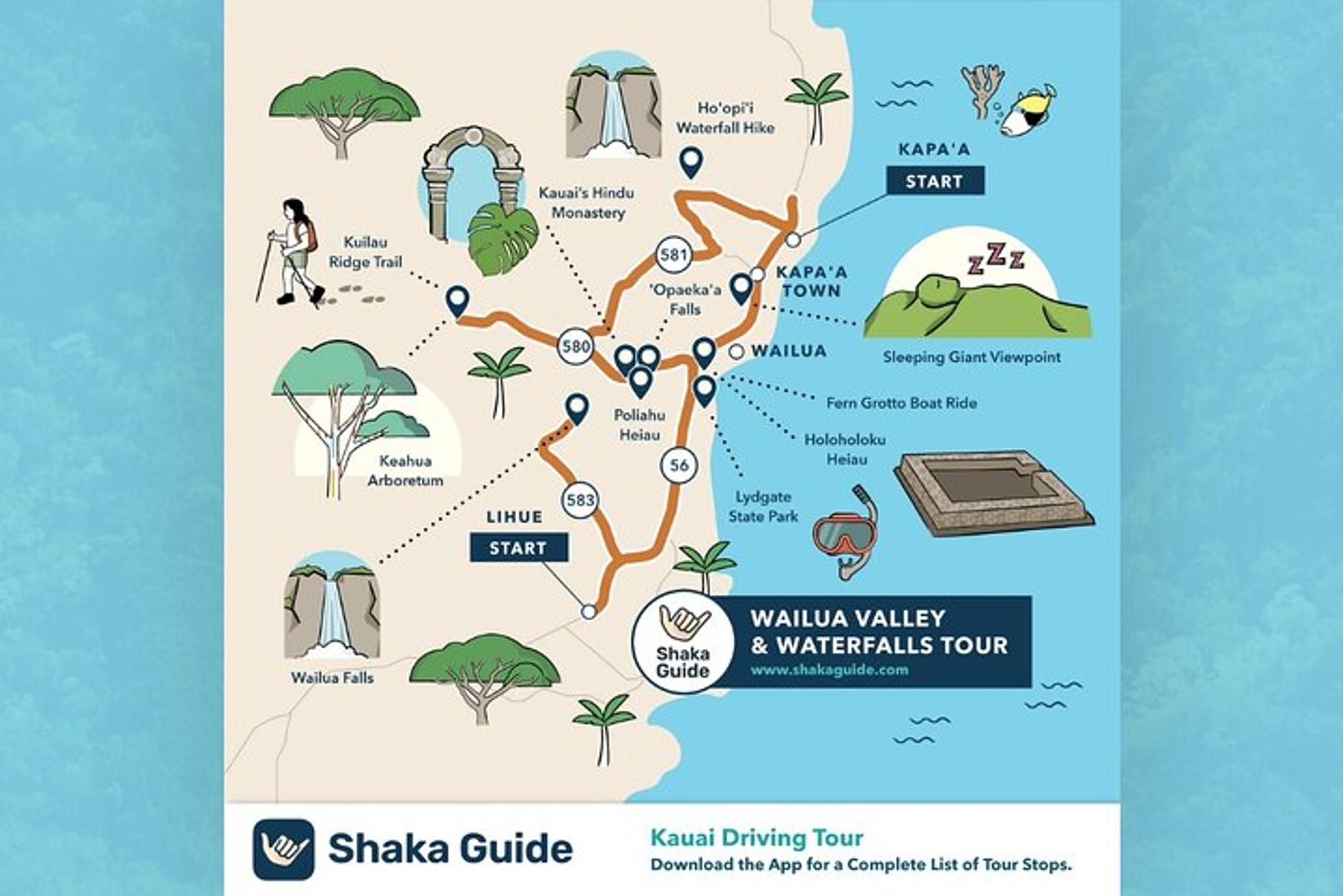 Kauai Wailua Valley & Waterfalls Audio Driving Tour - Image 4