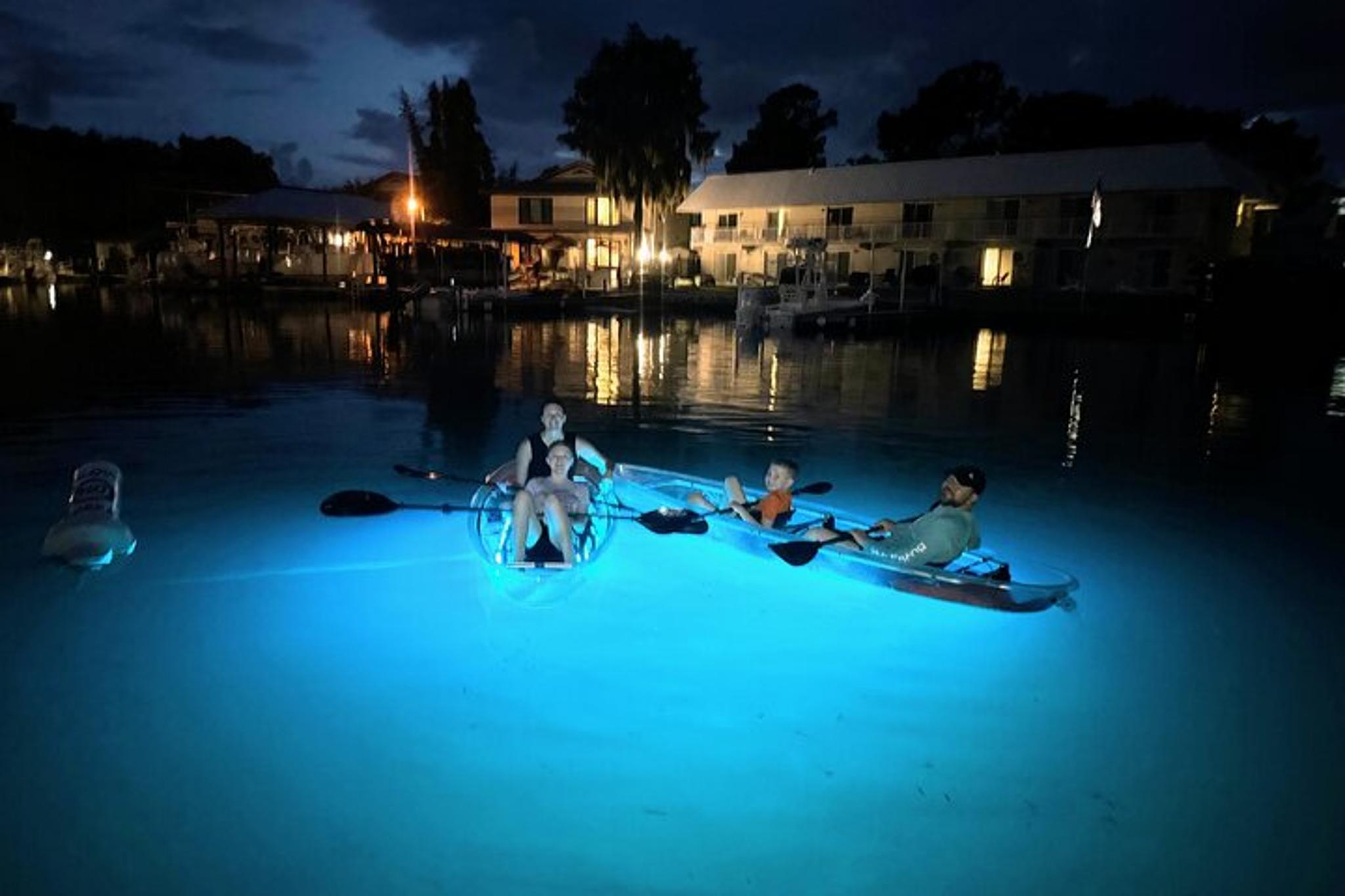 Crystal River Clear Kayak Sunset and Glow Tour