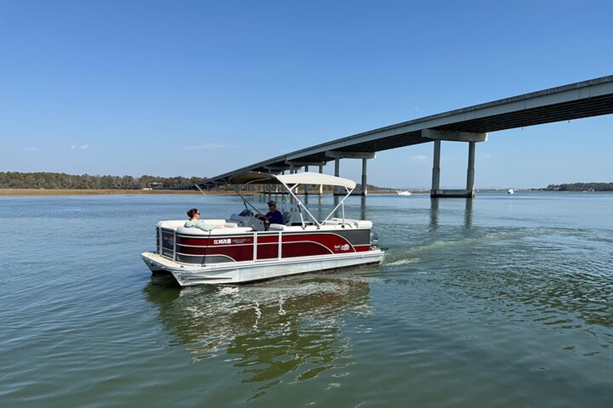 Hilton Head Island Pontoon Boat Rental - Image 3