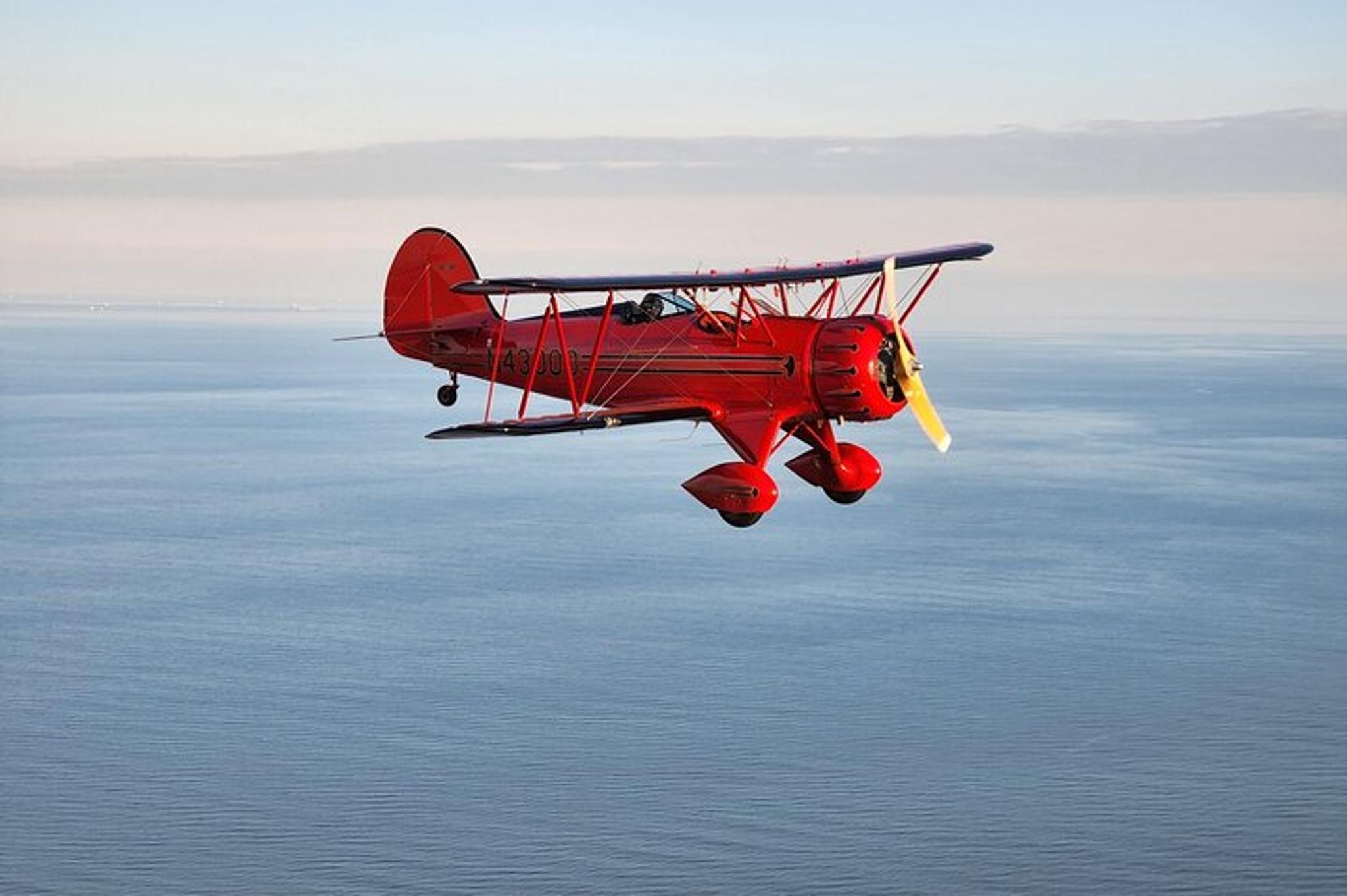 Galveston Open Cockpit Biplane Ride - Image 5