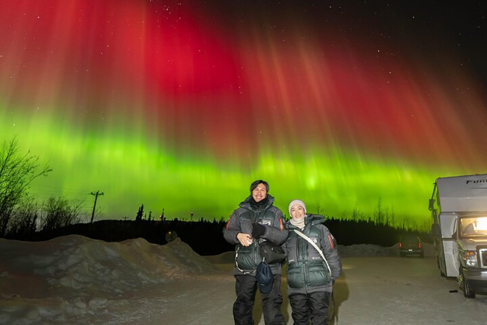 Fairbanks Aurora Chasing Tour with Photography 5 hr