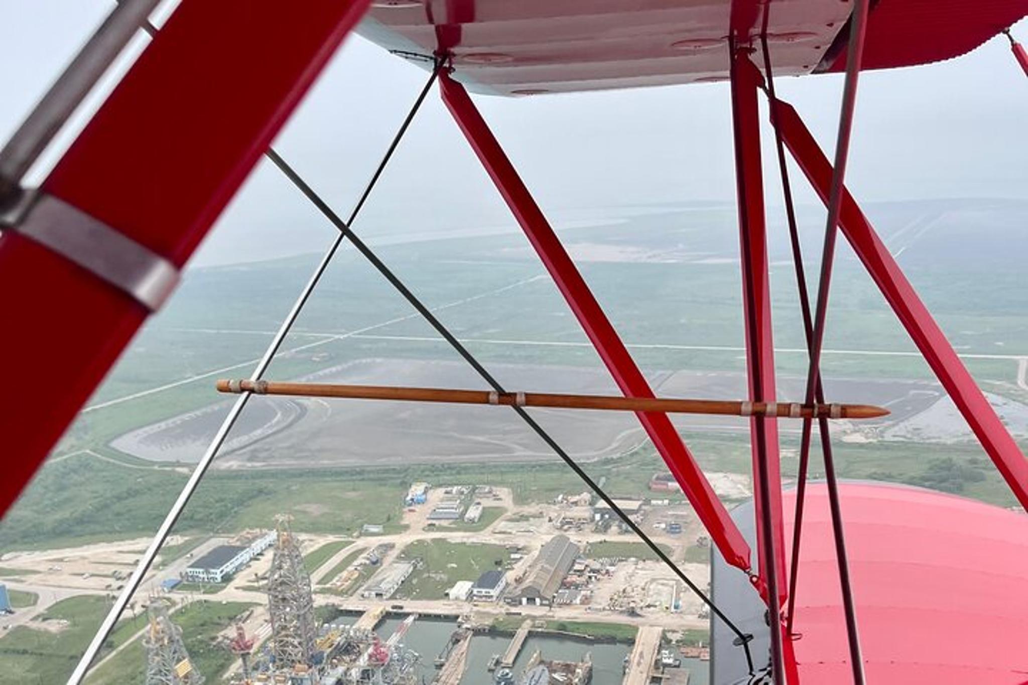 Galveston Open Cockpit Biplane Ride