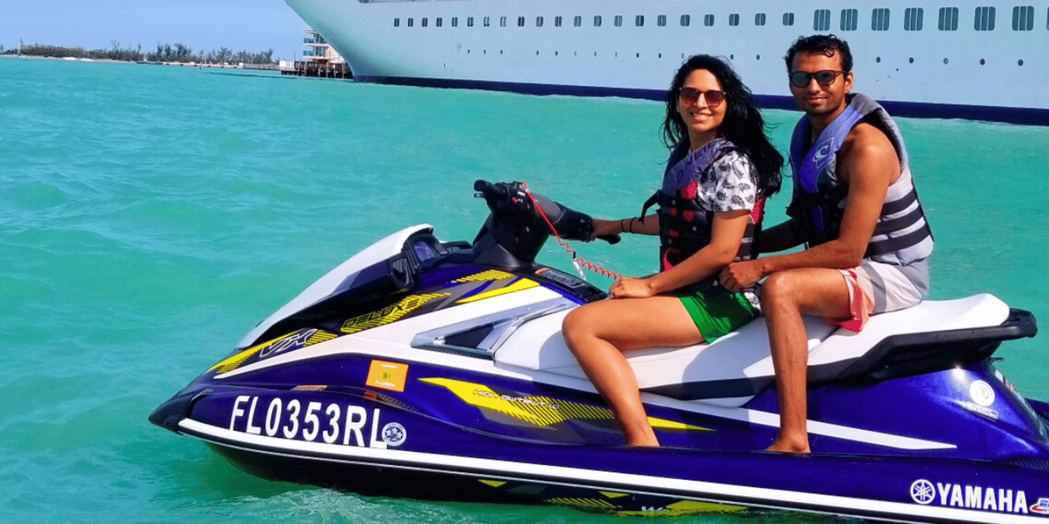 Key West Jet Ski Island Tour with Sandbar Stop