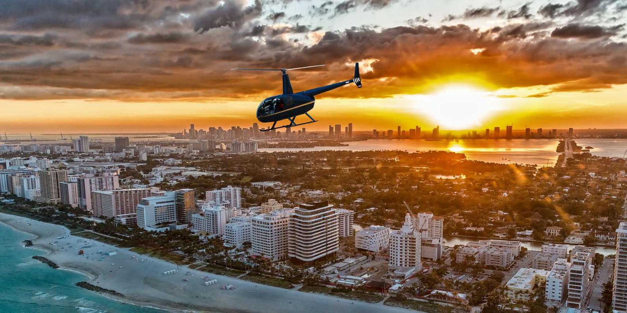 Miami Private Helicopter Tour with Champagne - Image 3